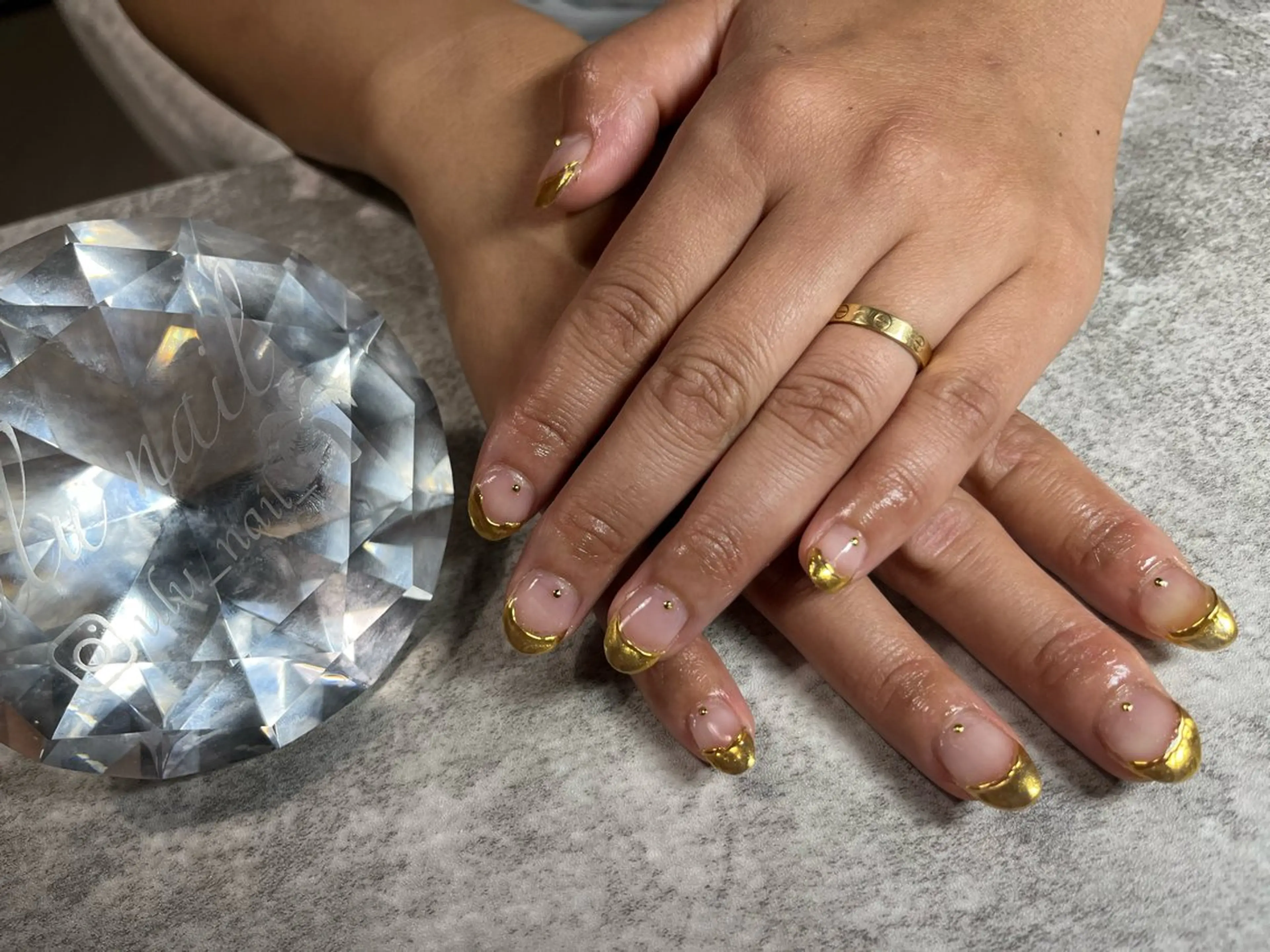 ネイル スカルプネイル シンプルネイル 佐野 愛美のエステ・リラクイメージ