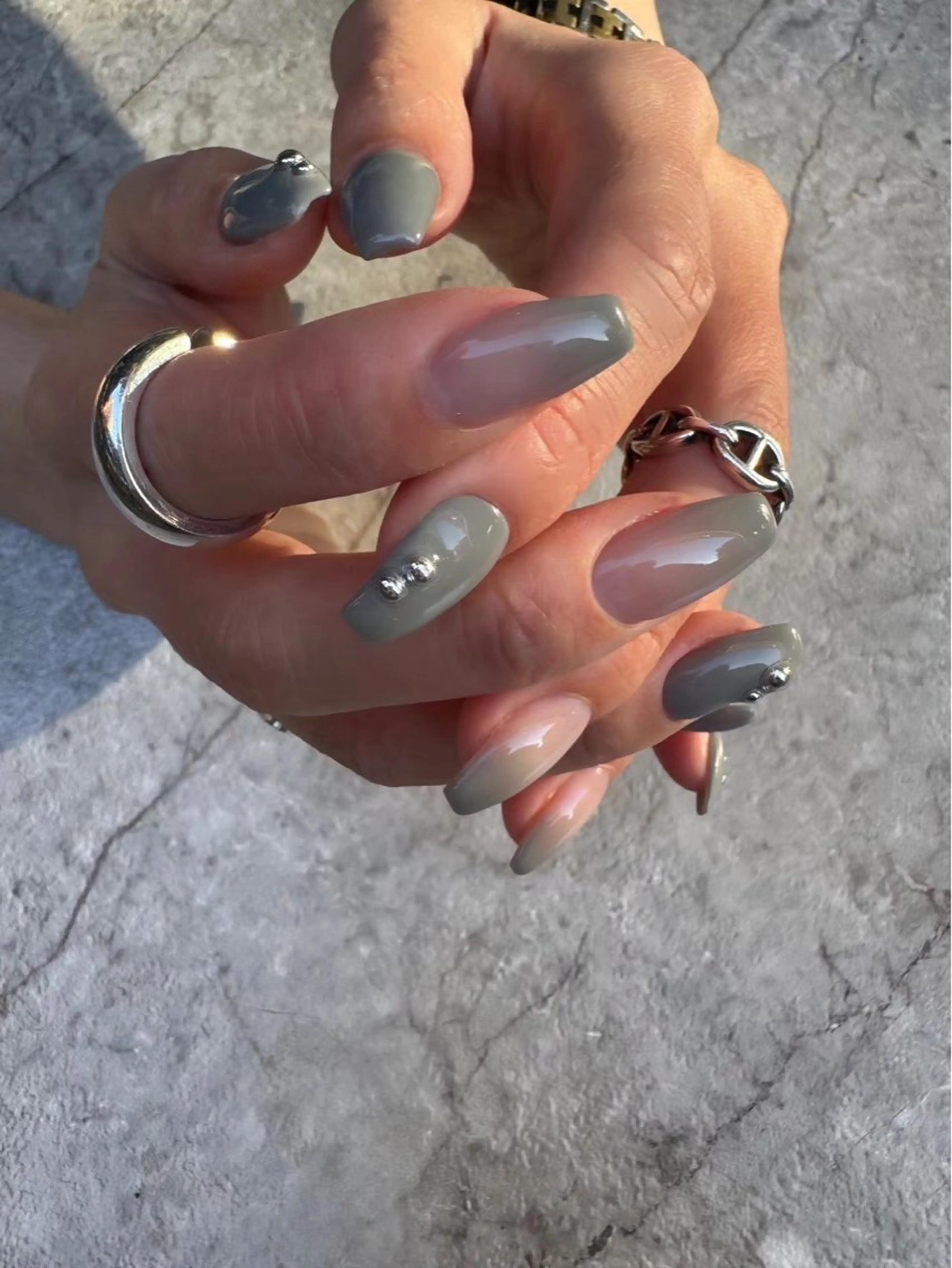 ネイル グラデーション MANAMI W【今福鶴見店】のネイルデザイン