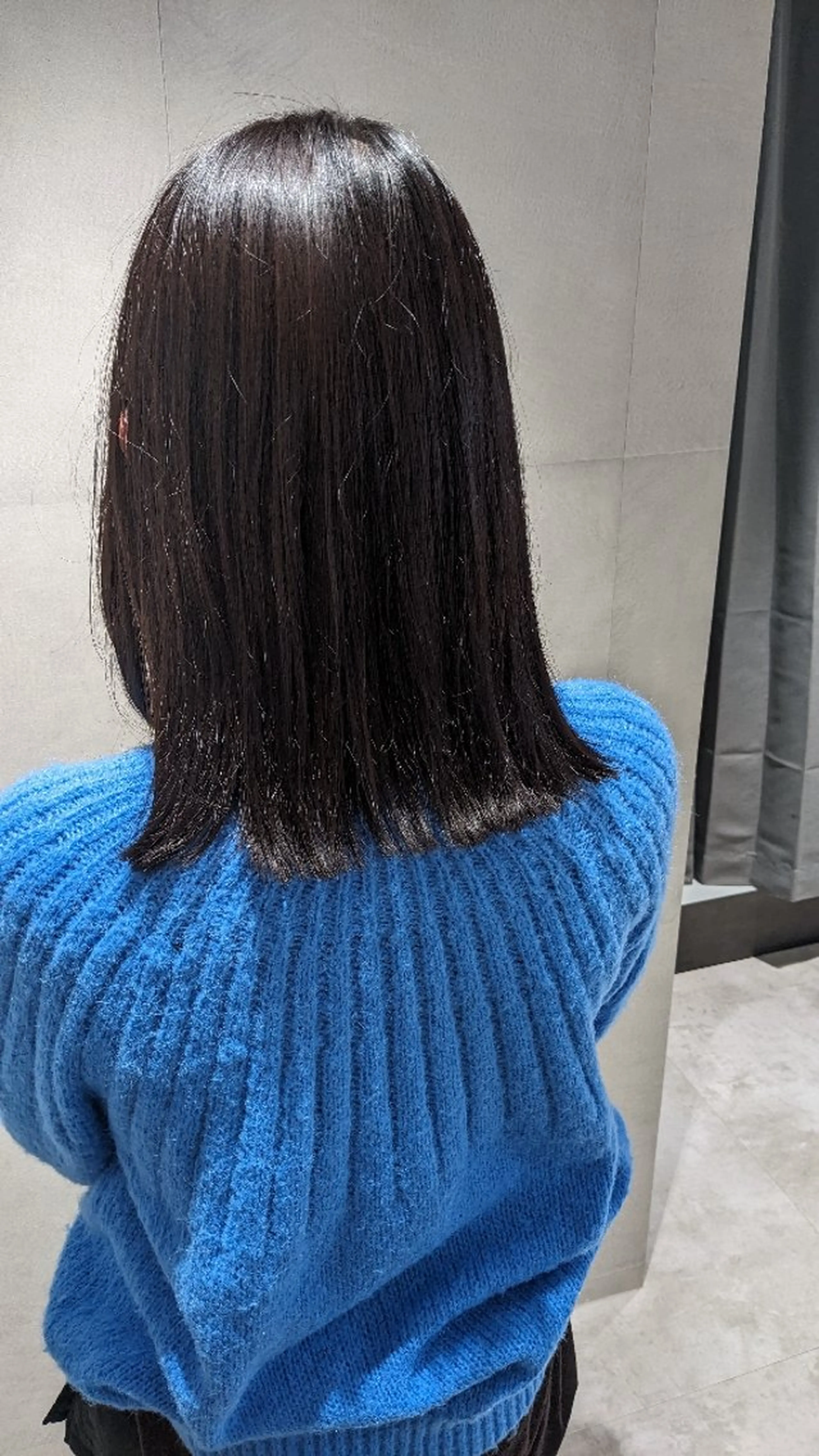 ミディアム ボブ カット ヘアカラー トリートメント ヘッドスパ 髪質改善/ヘッドスパ 谷戸佑樹のヘアスタイル