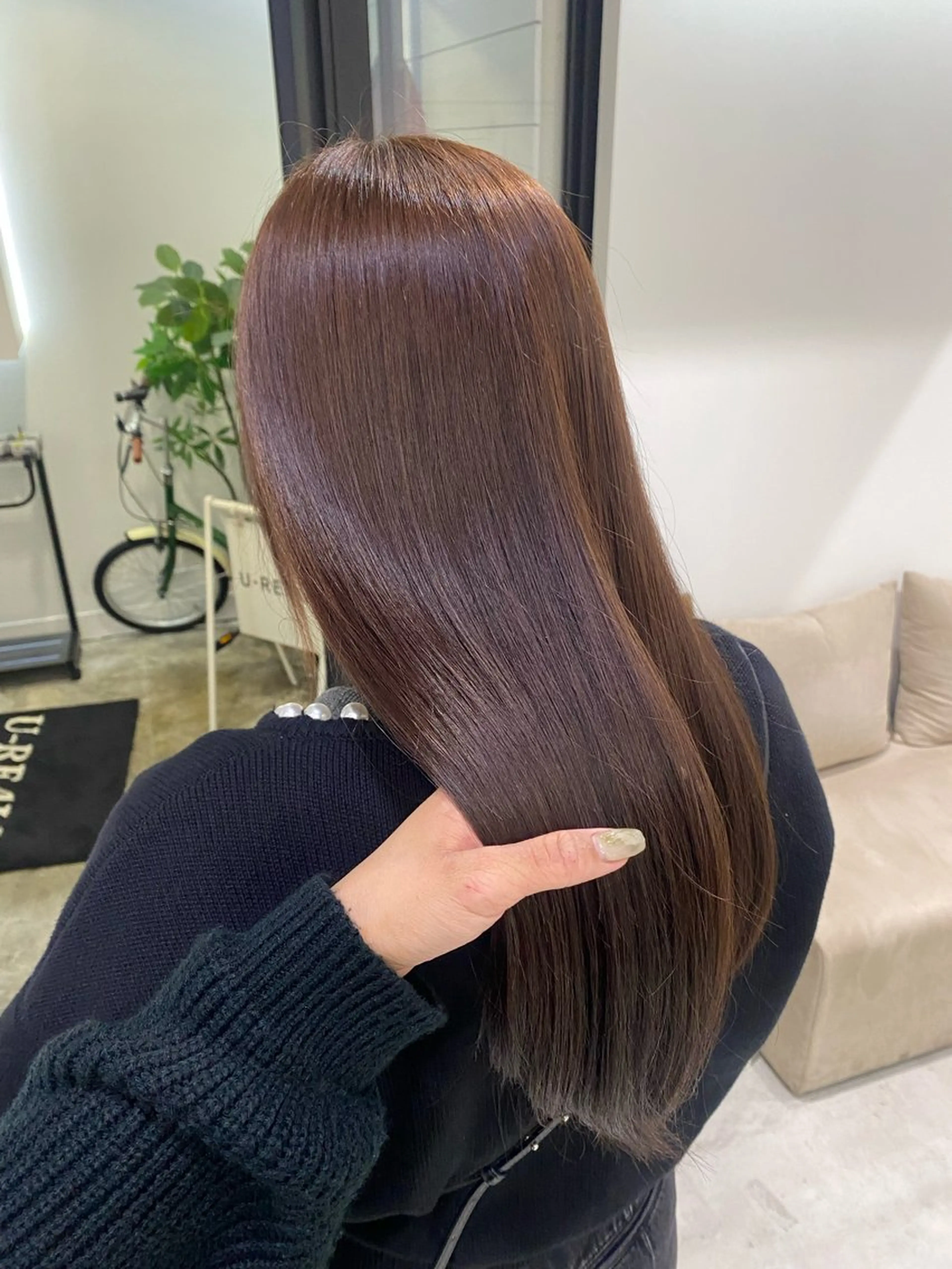 ロング カラー ベージュカラー ラベンダーカラー ラベンダーベージュ カット ヘアカラー Beleza Era所属・韓国レイヤー/ 縮毛矯正🎀minaのヘアスタイル