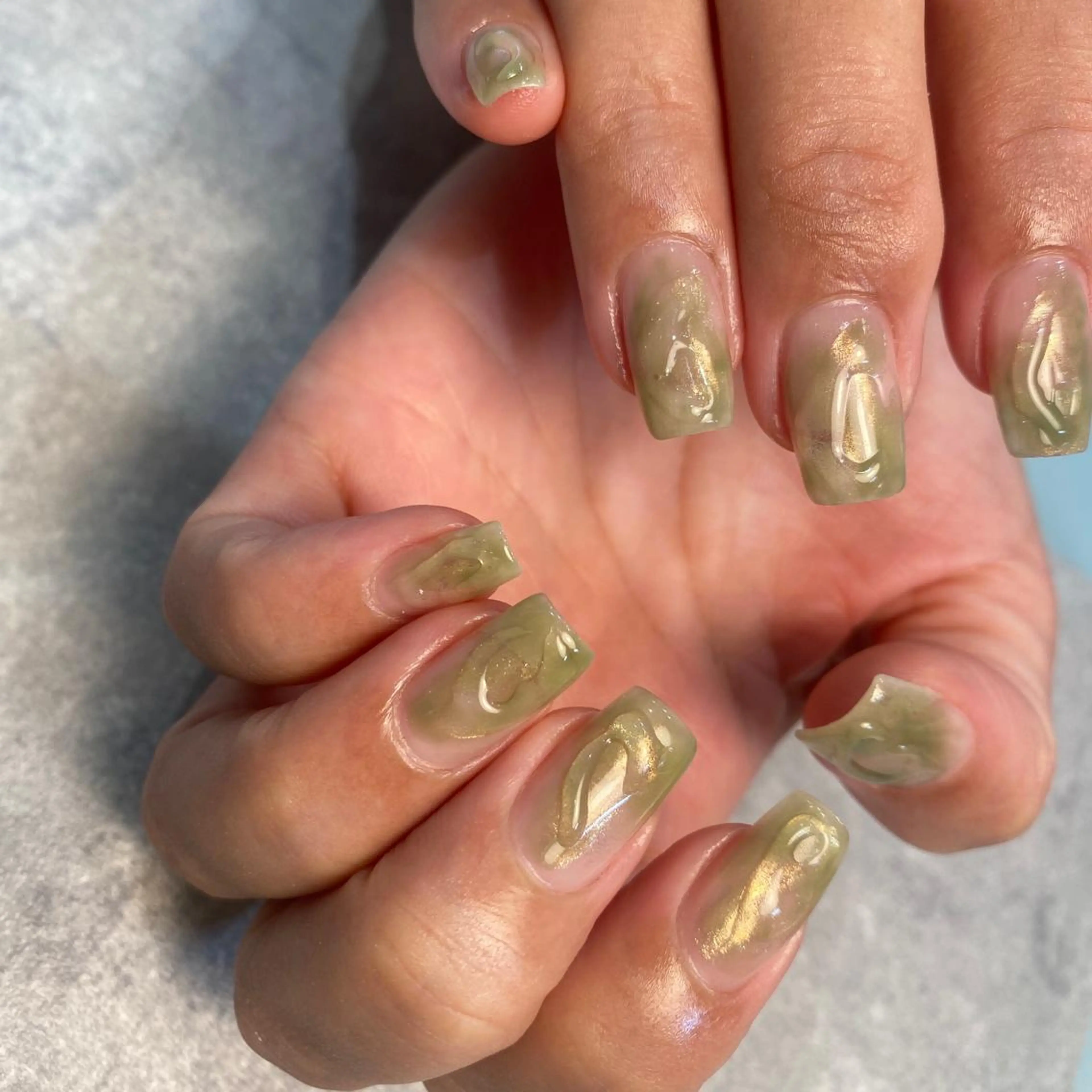 ネイル ハンドネイル NINEnami ニュアンスネイルのネイルデザイン