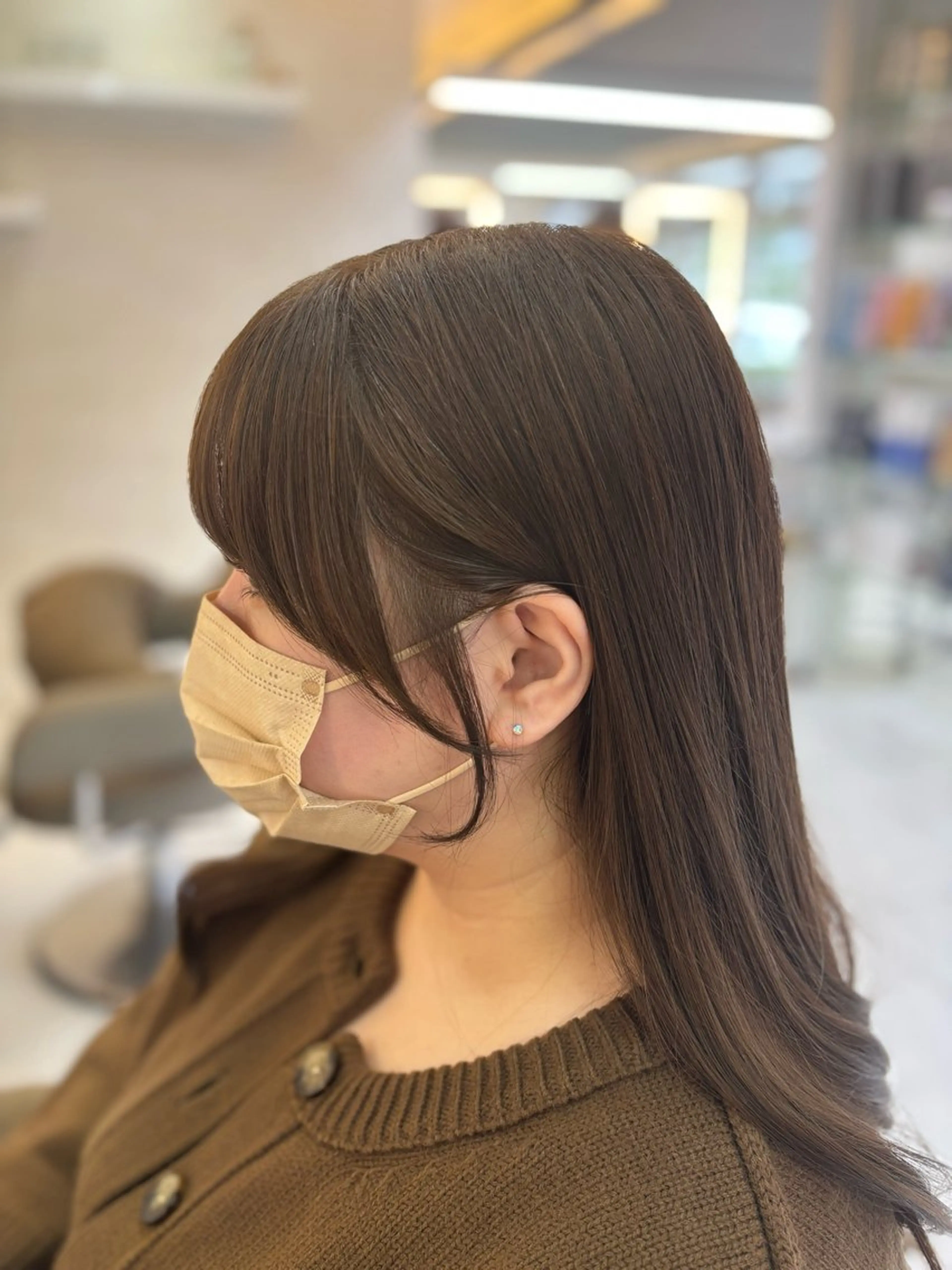 ミディアム カット Iris by artina 武蔵小杉店【イリス バイ アルティナ】所属・レイヤーカット/ボブ /nene🍥⋆*のヘアスタイル