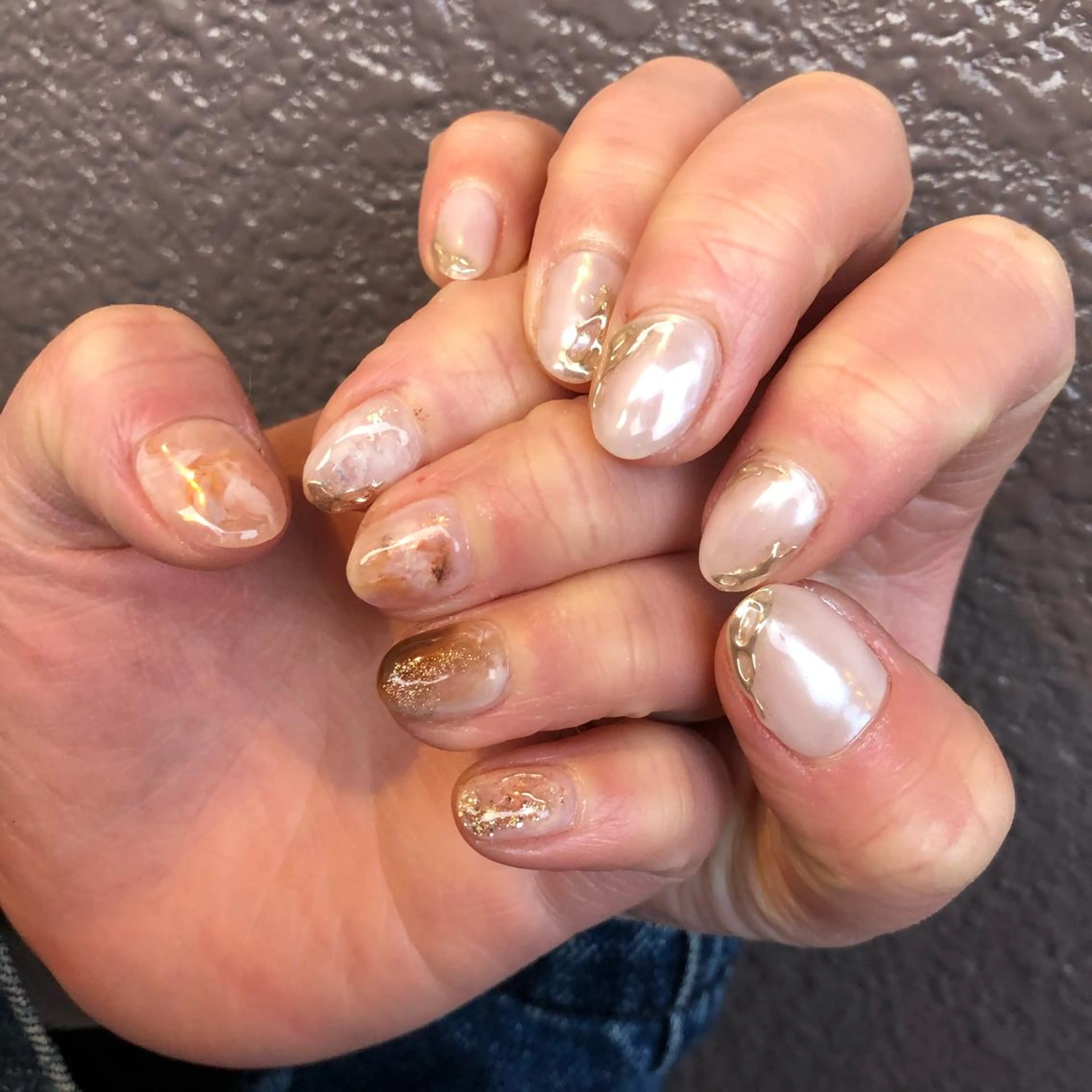 ロング カラー ヘアアレンジ キッズ ネイル マツエク・マツパ 福田 加奈のネイルデザイン