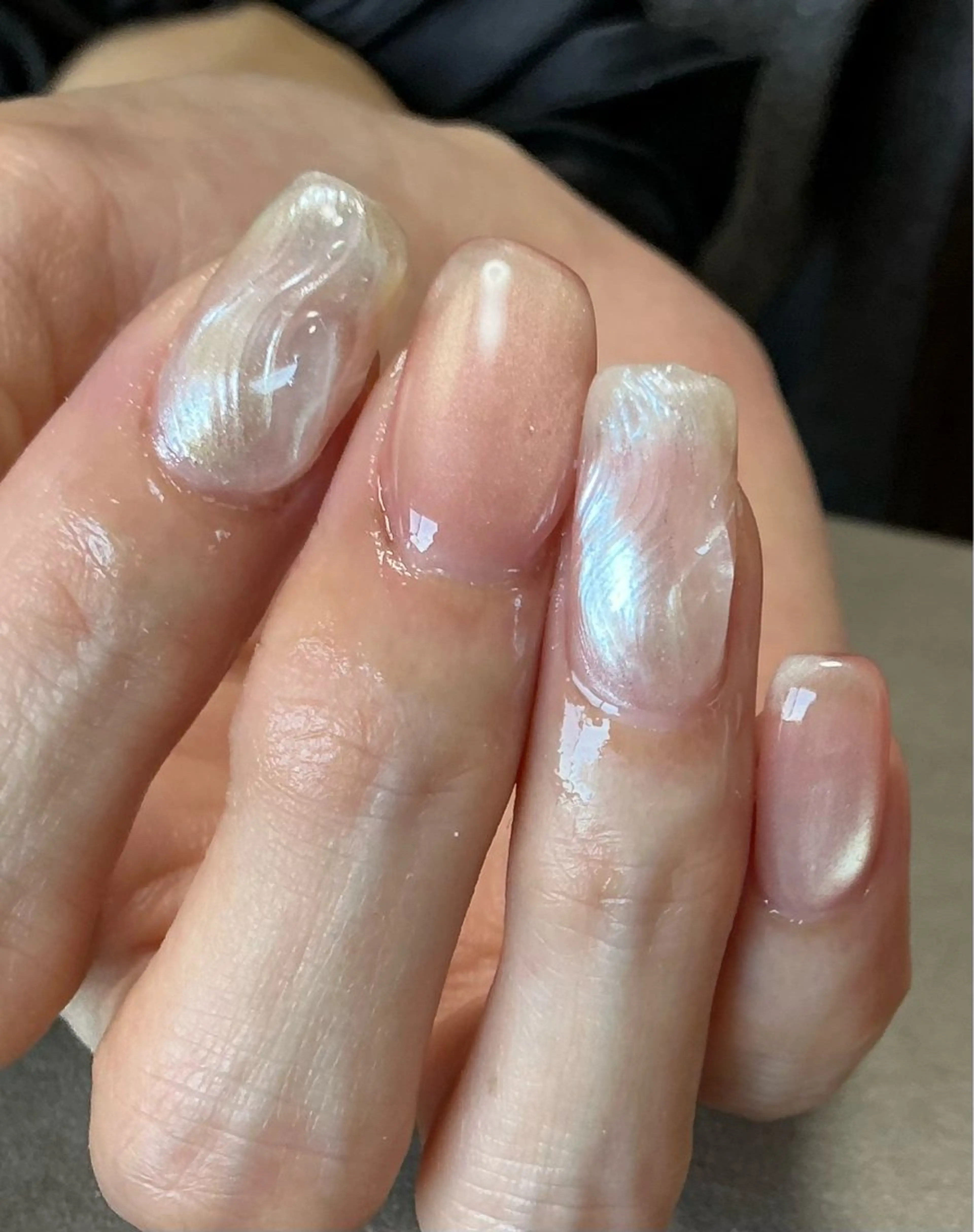 jrネイリスト価格🐣【オフあり】ニュアンス定額デザイン🧸🫧の写真