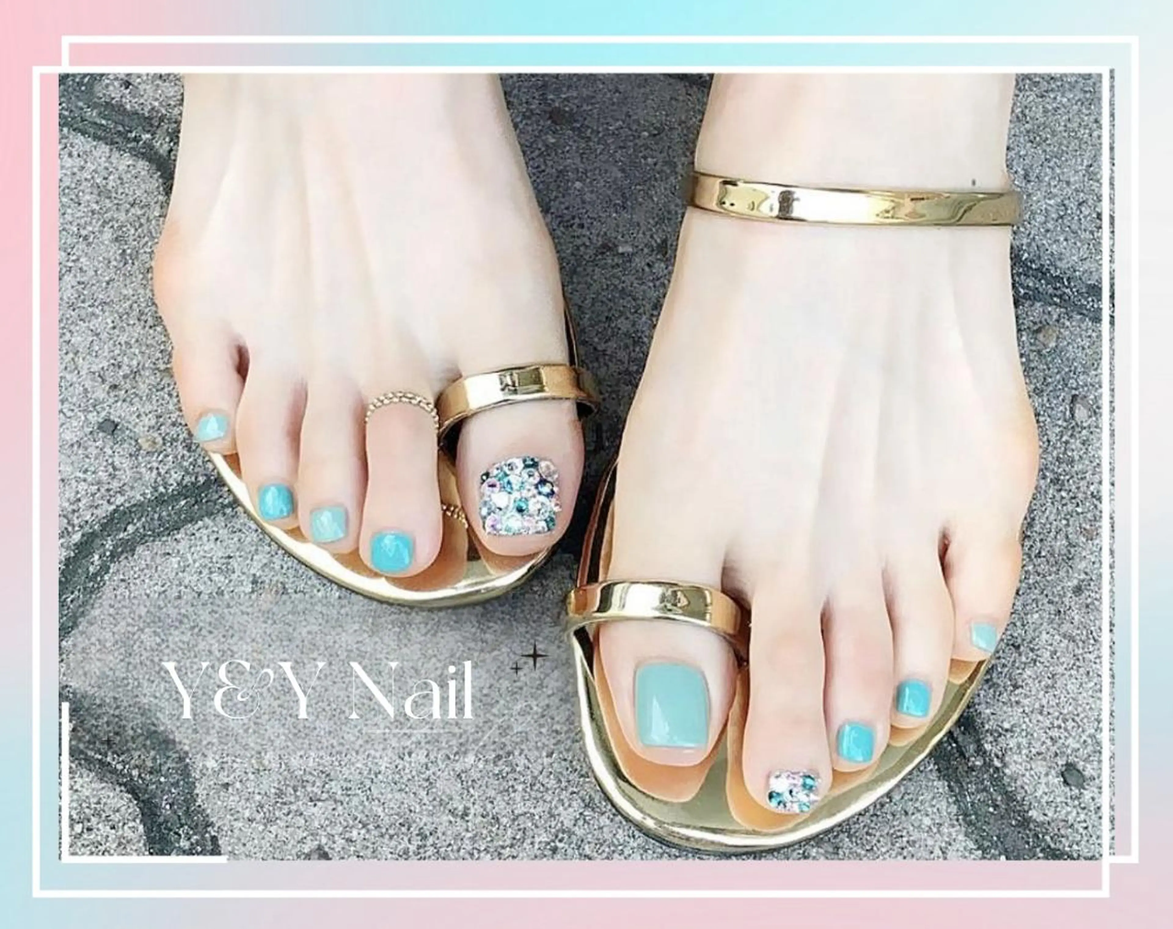 ショート フットネイル Y&Y Nail Salonのネイルデザイン
