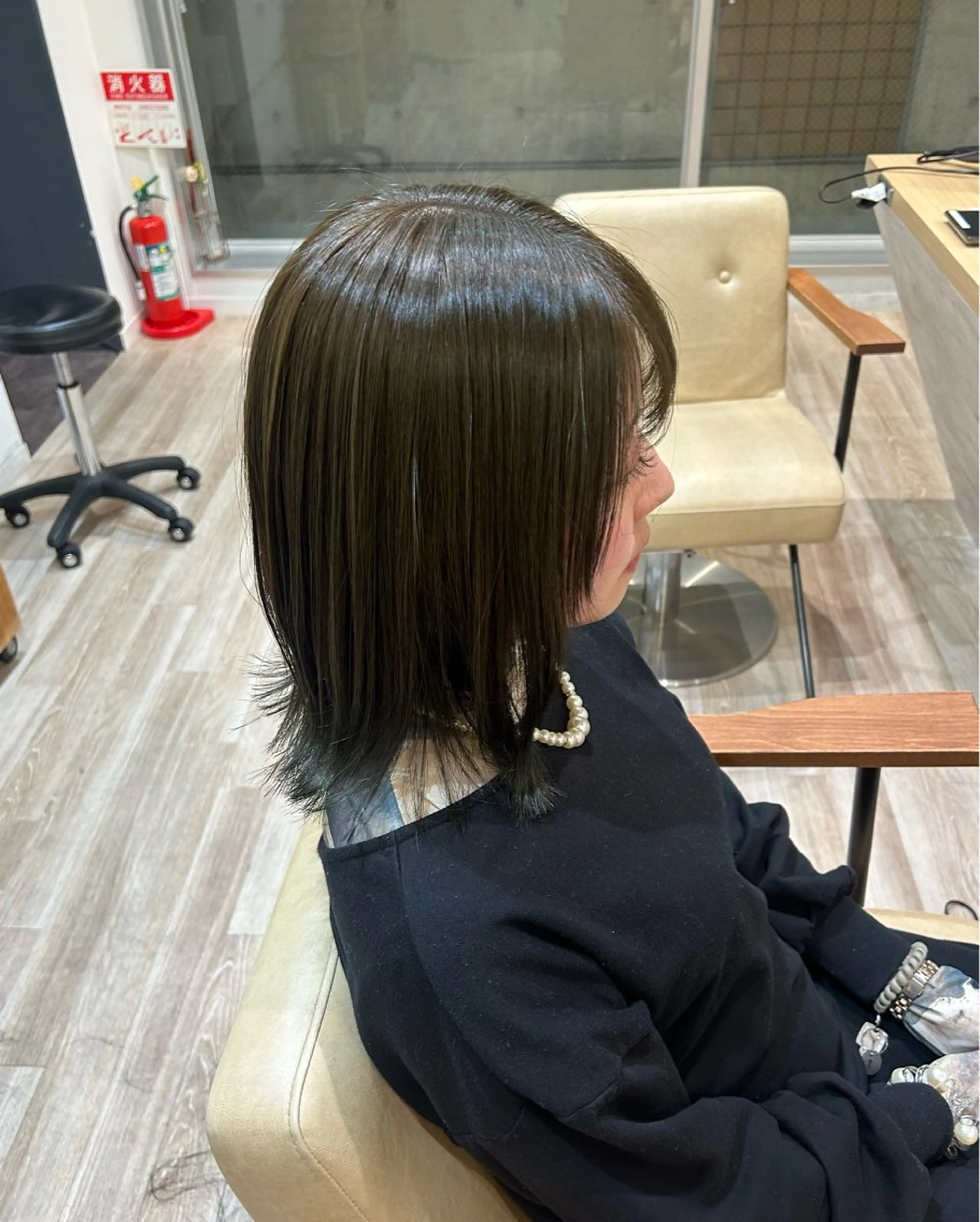 ミディアム カラー ブラウンカラー オリーブブラウン ✧HINA✧ 韓国風/レイヤーのヘアスタイル