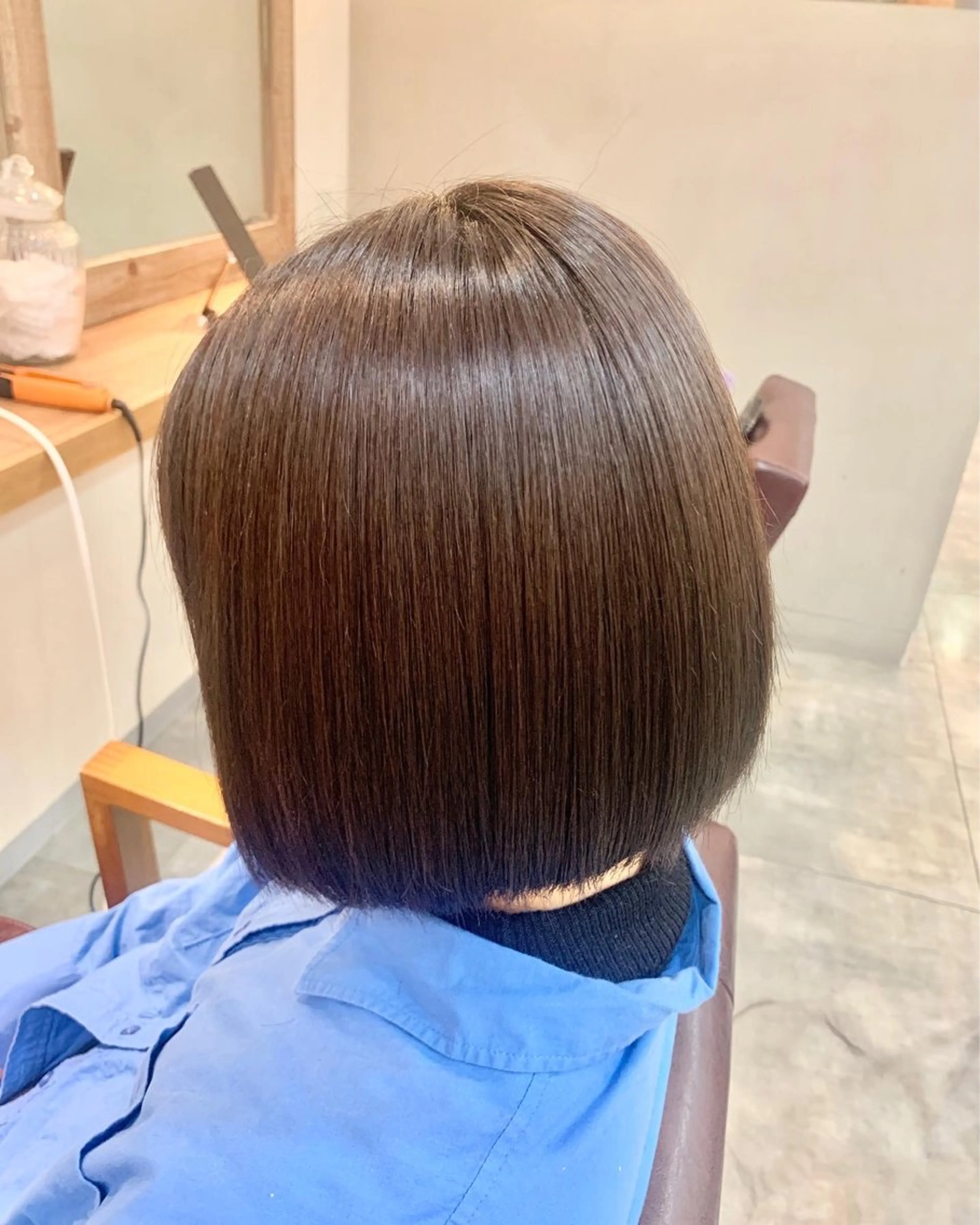 ショート カット 縮毛矯正 トリートメント 透明感/ 美髪矯正/田中恭のヘアスタイル