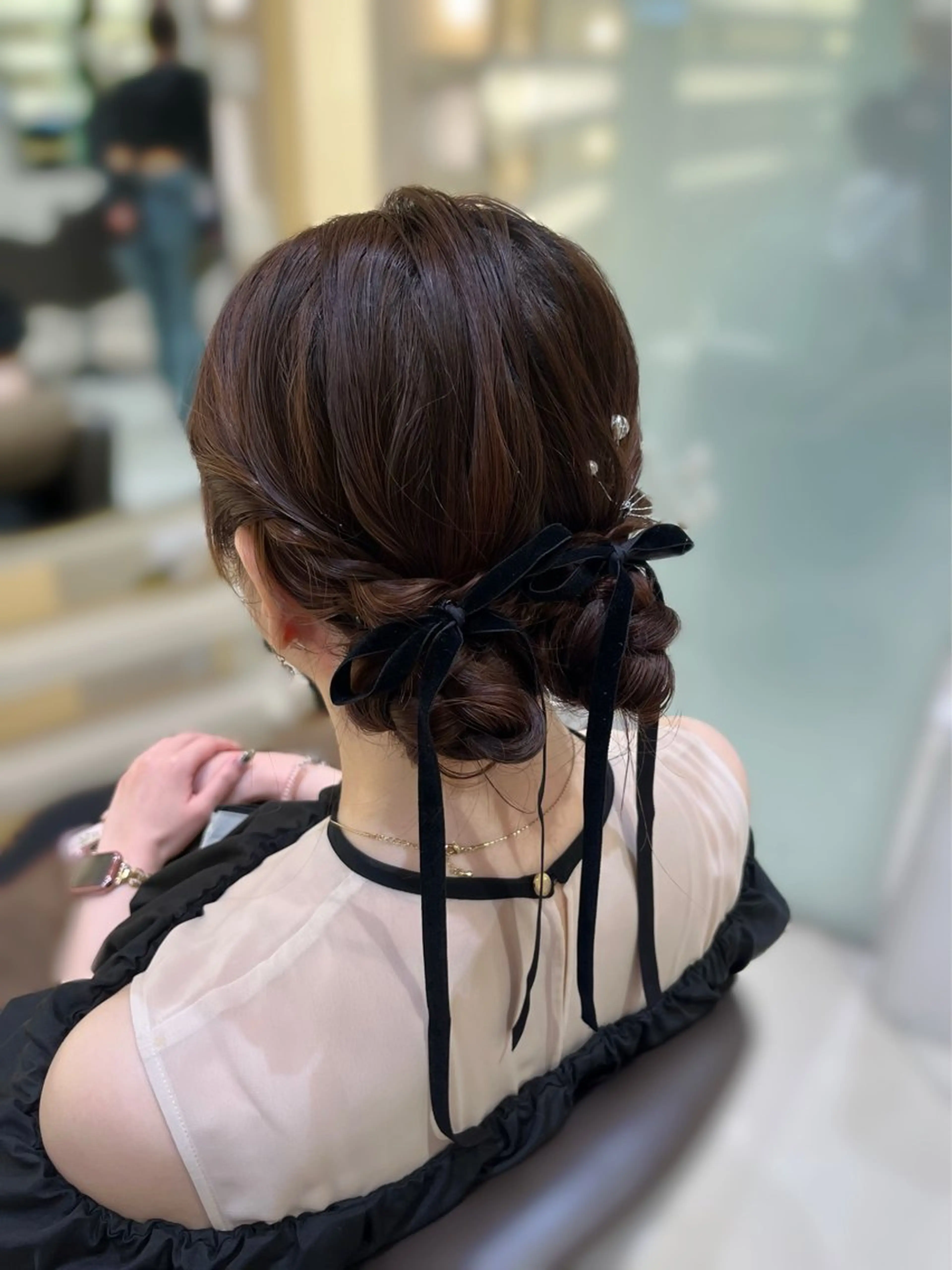 ロング 🫧オリーブカラー/ 酸性縮毛矯正銀座🫧のヘアスタイル