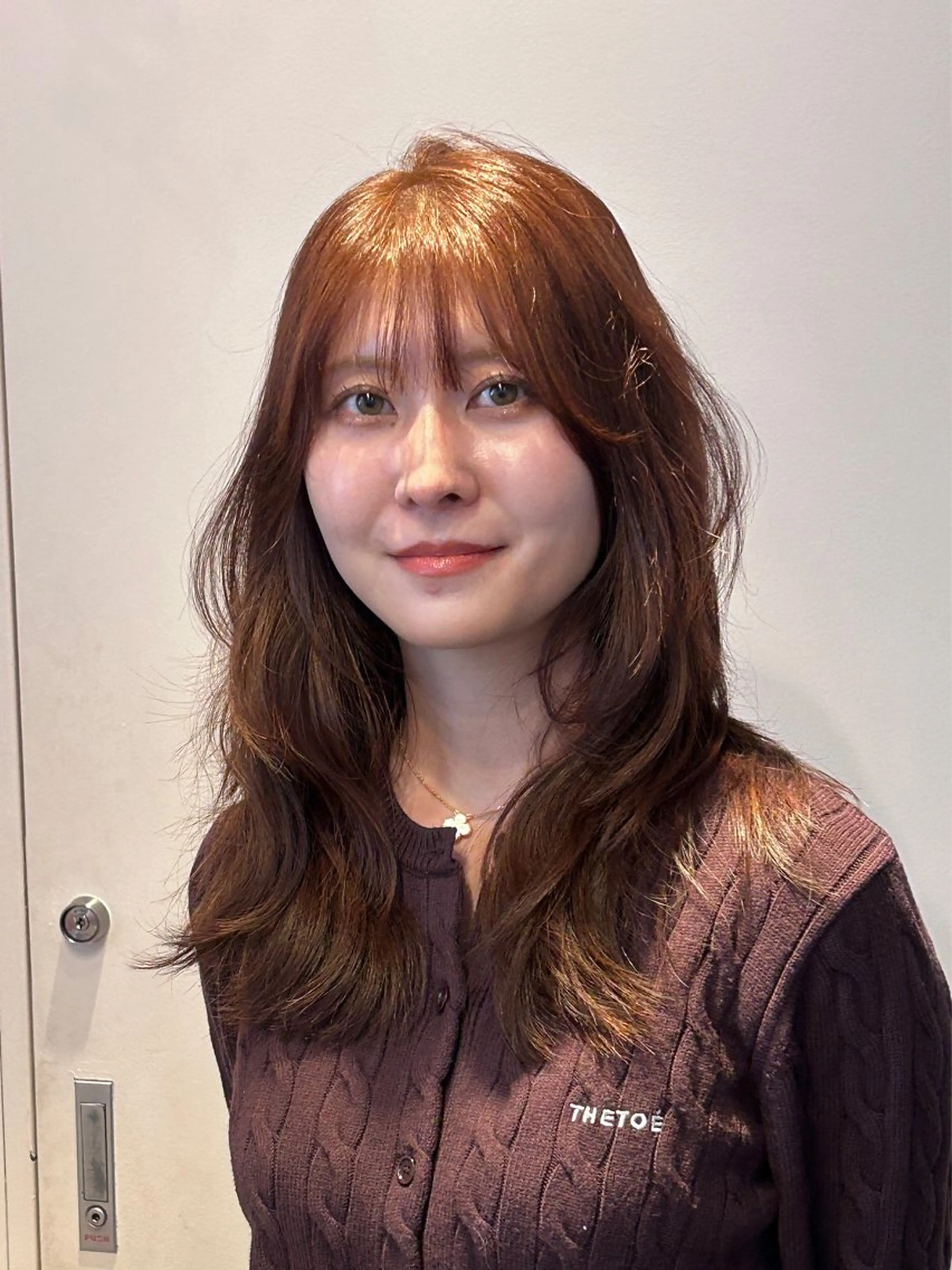 セミロング カラー カット ヘアカラー トリートメント ナチュラル大人っぽい スタイル MAORIのヘアスタイル