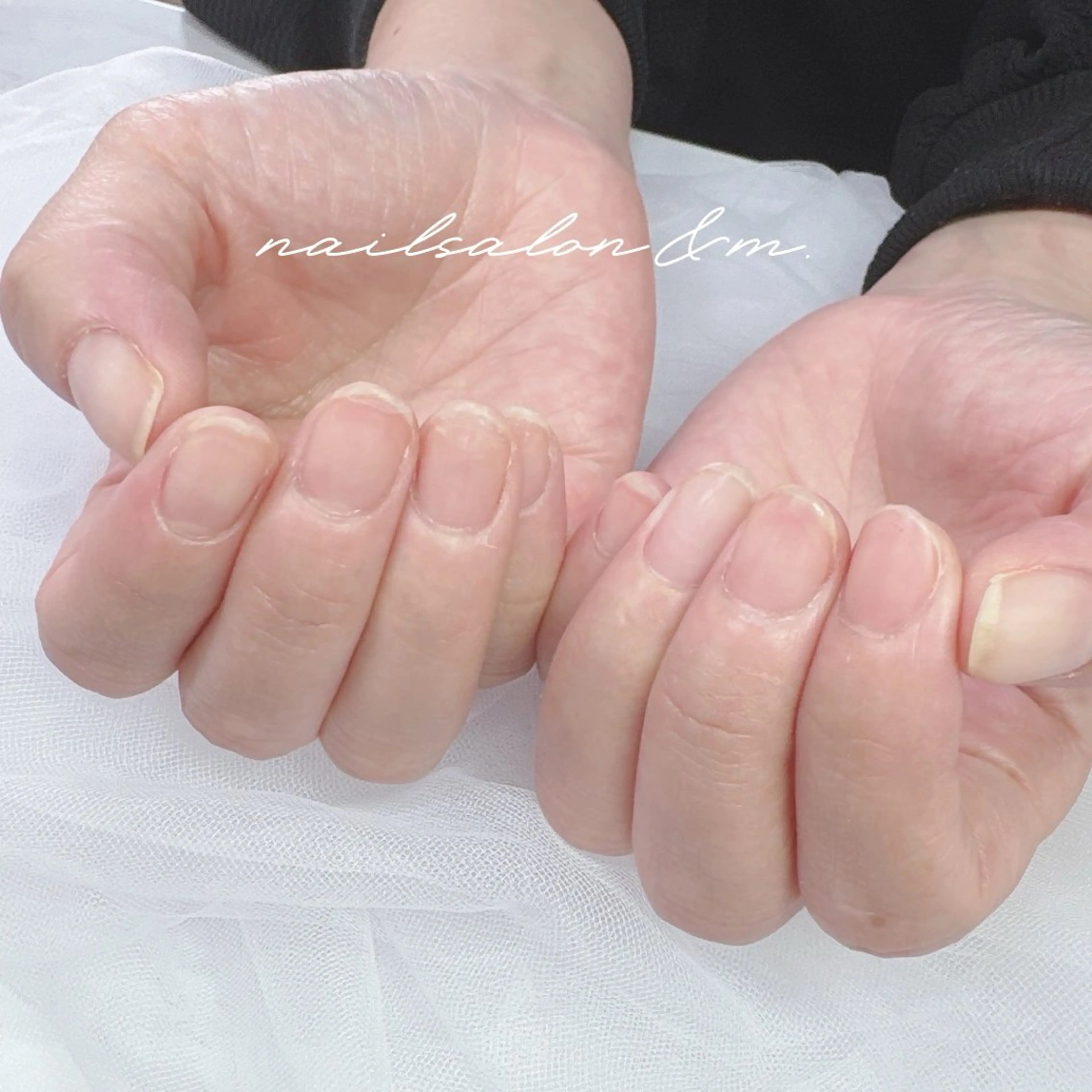 オフ込クリアネイルの写真