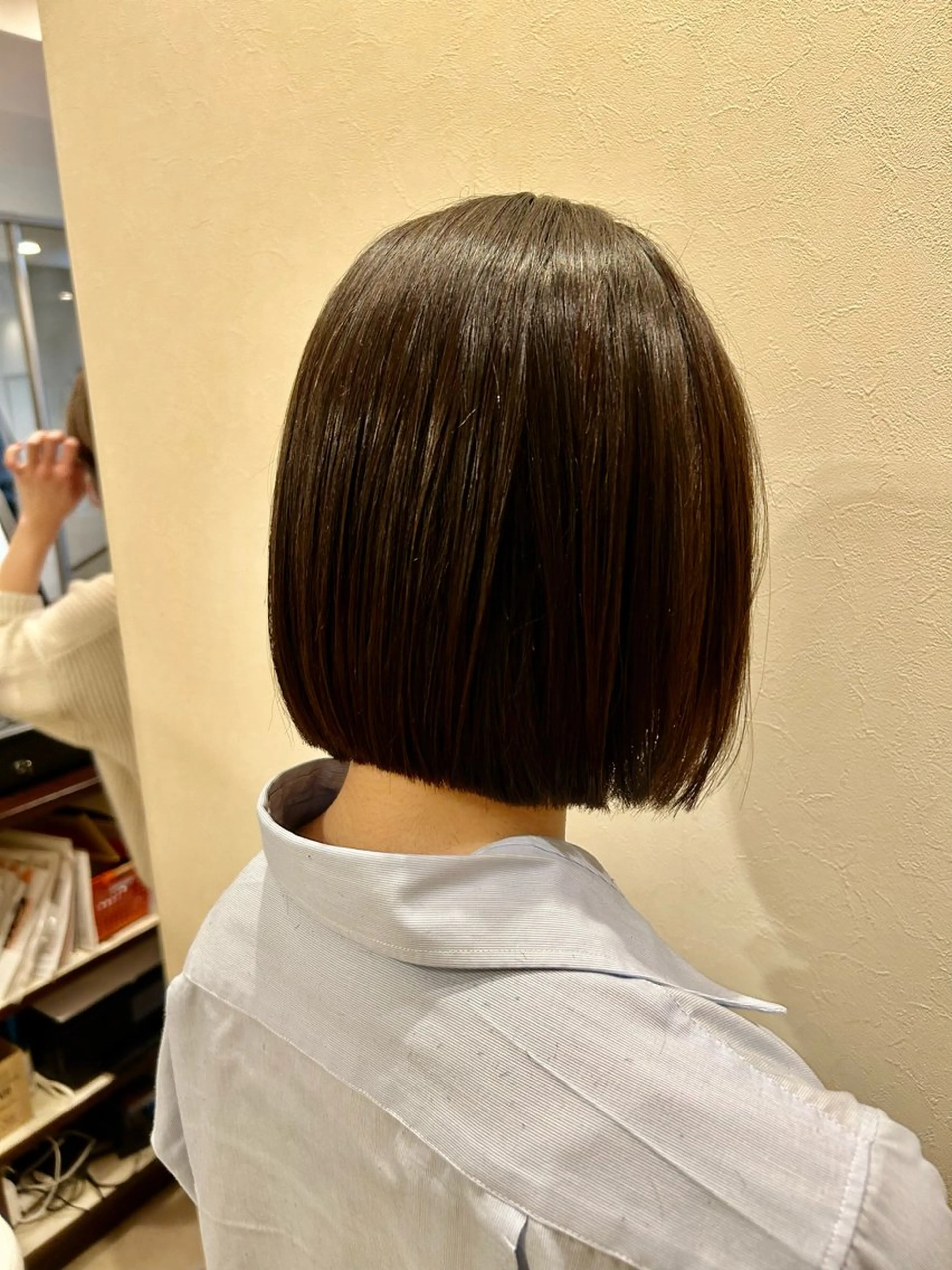 ミディアム 髪質改善 美容室 Jフィドルファドル所属・わきた かずなのヘアスタイル