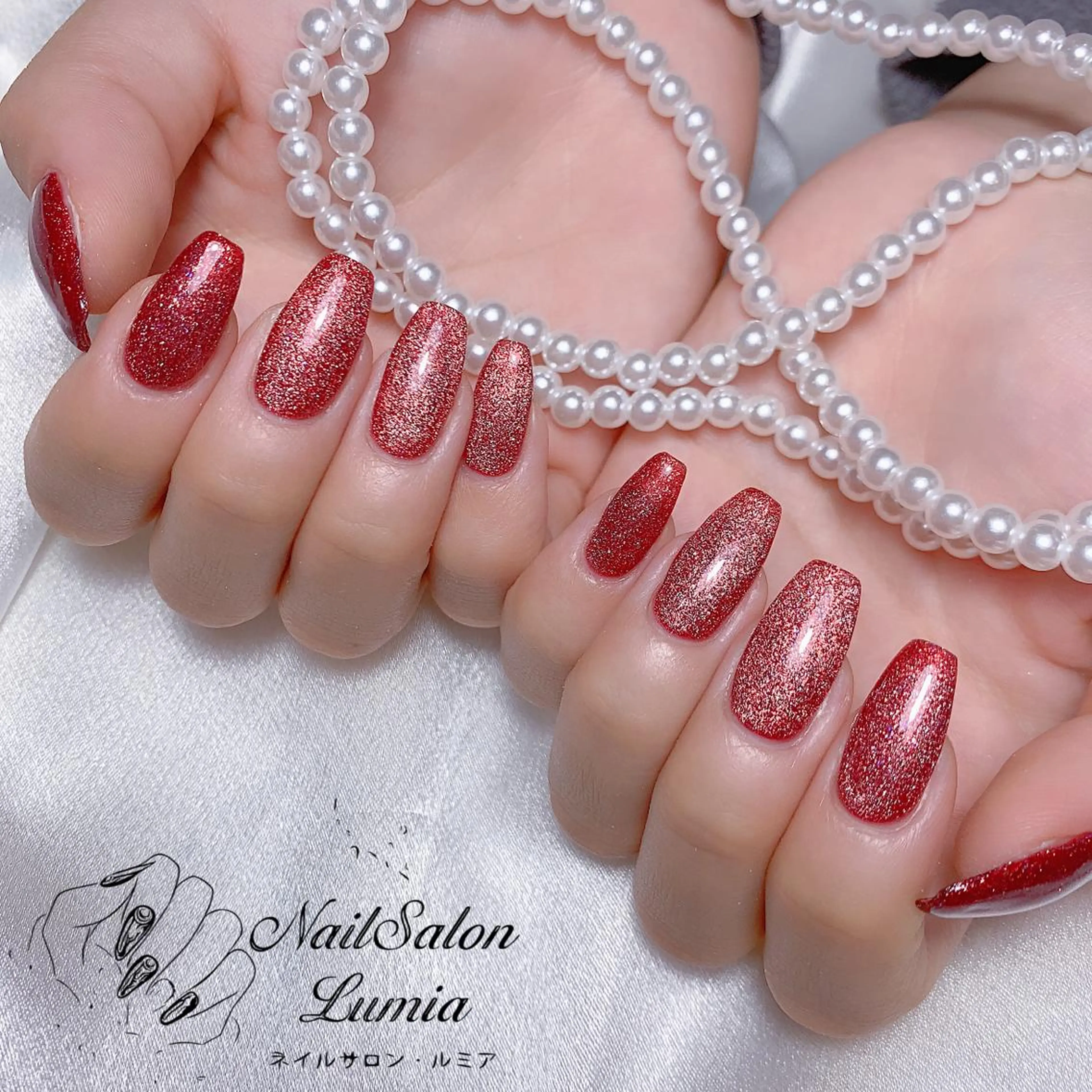 ネイル ハンドネイル ネイルサロン ルミア Lumia 店長のネイルデザイン