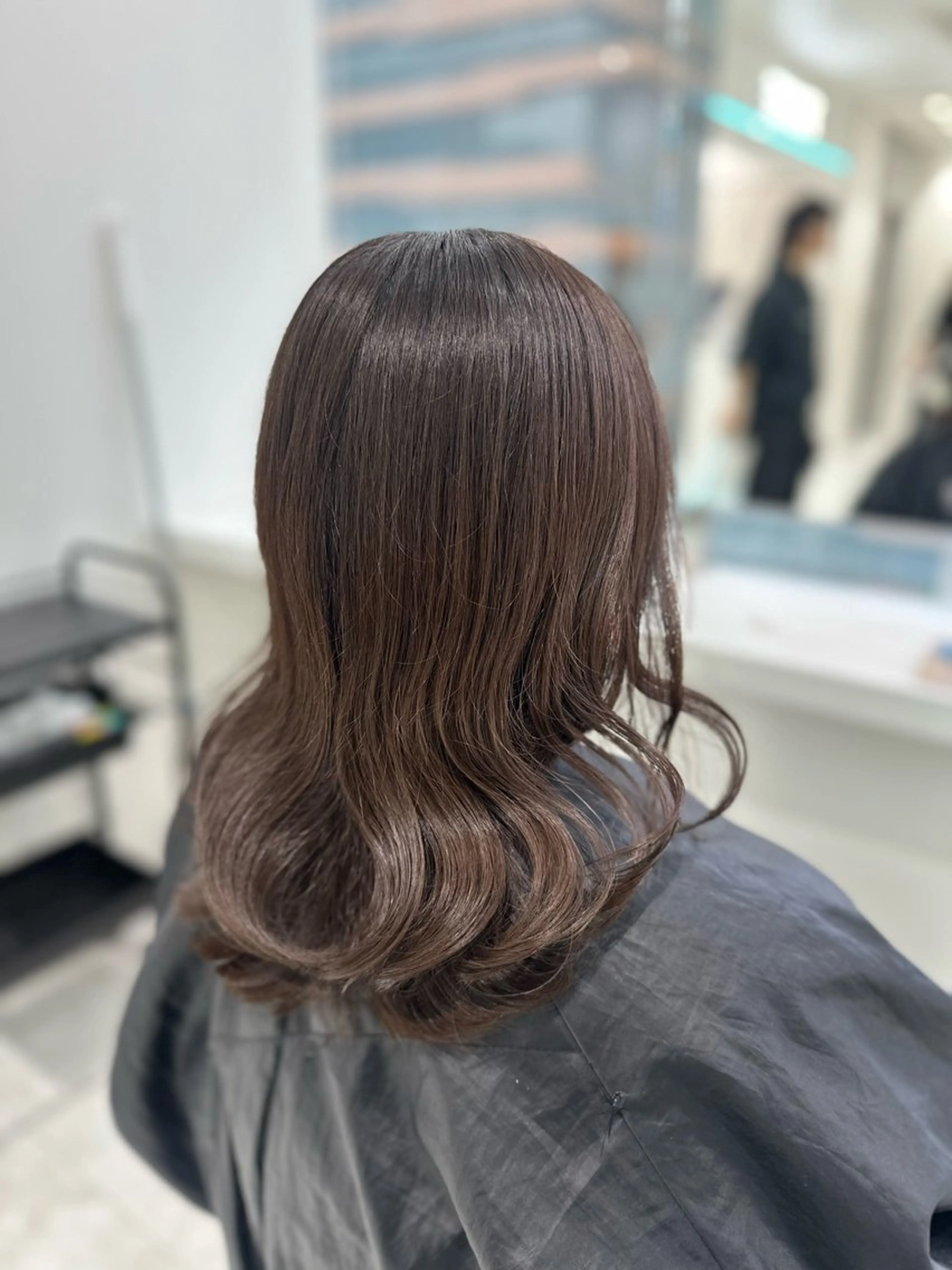 ミディアム カラー カット ヘアカラー 🐺メンズパーマ マッシュ　あさひ🐺のヘアスタイル