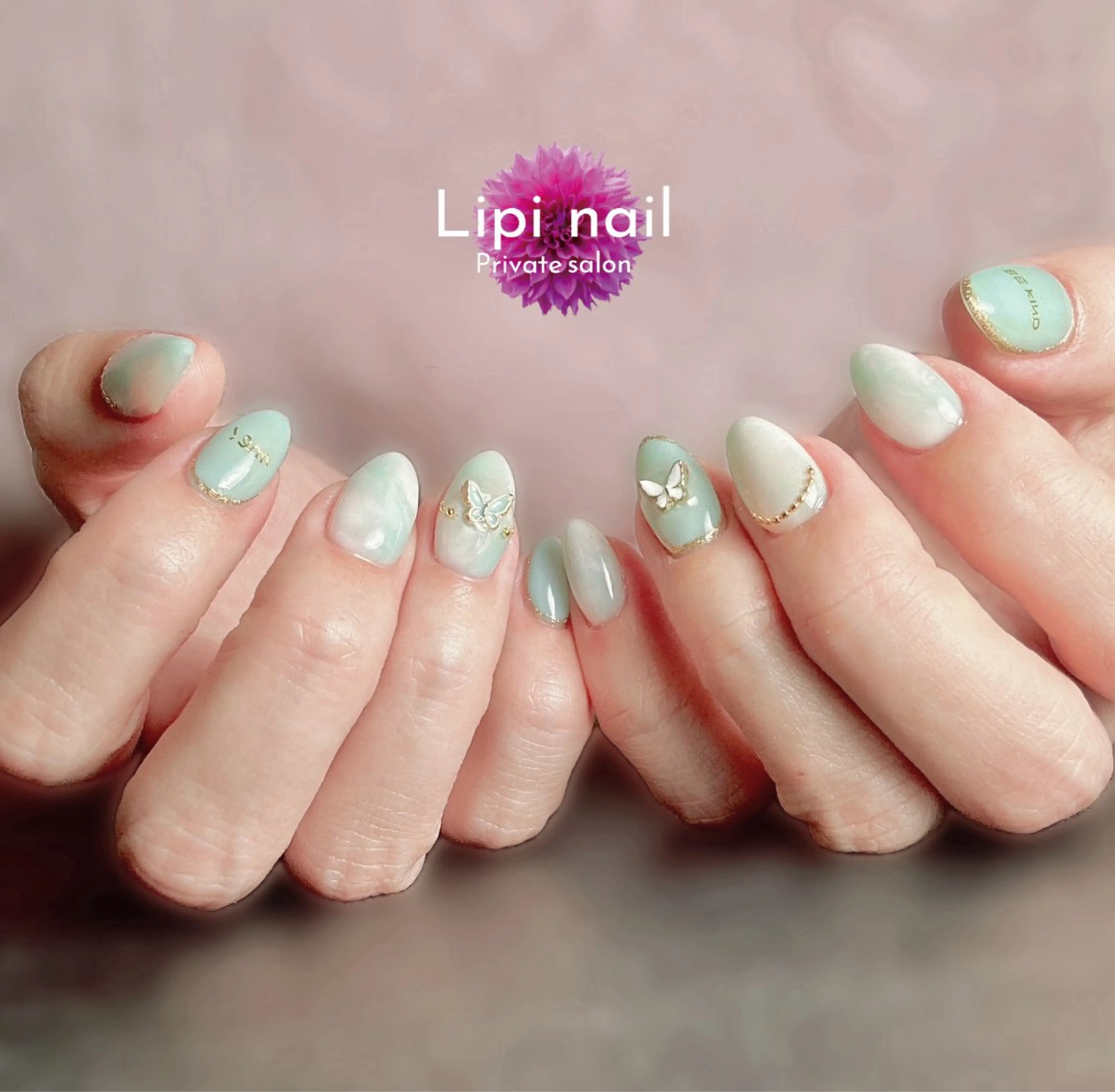 ネイル ニュアンスネイル 春ネイル Lipi nailのネイルデザイン