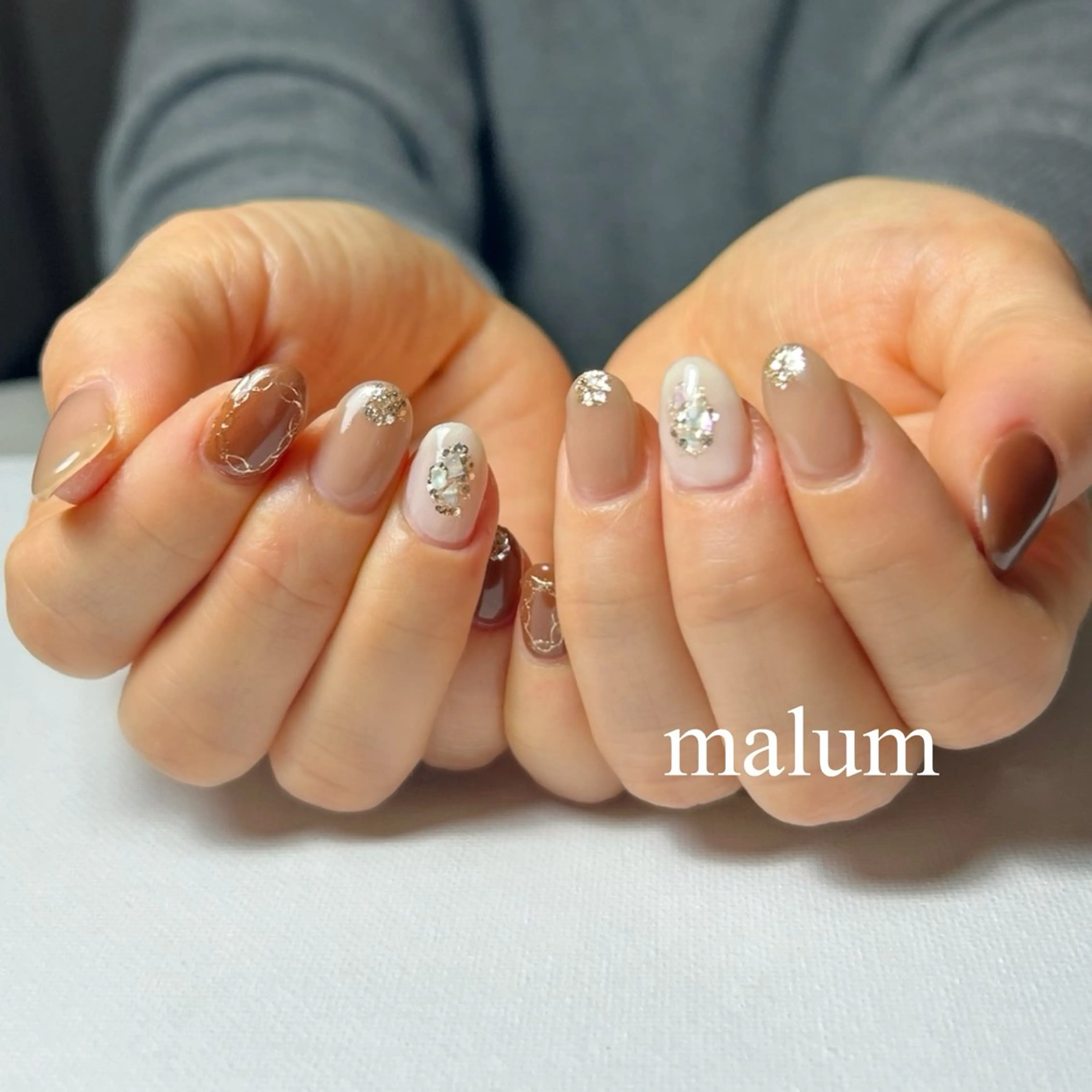 ネイル ハンドネイル malum nailのネイルデザイン