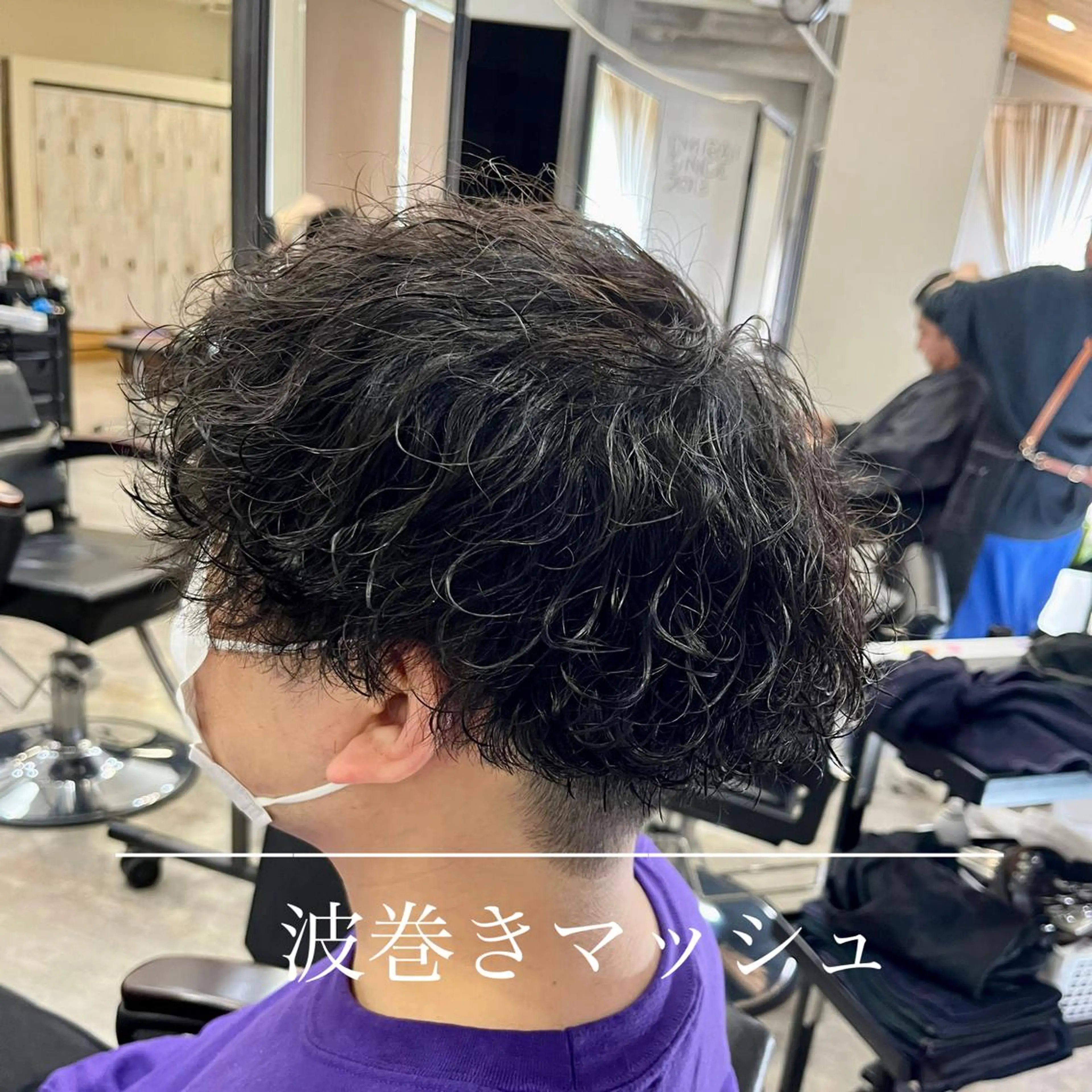 ショート パーマ ヘアアレンジ メンズ ケイゴ【店長】 メンズパーマ特化のヘアスタイル