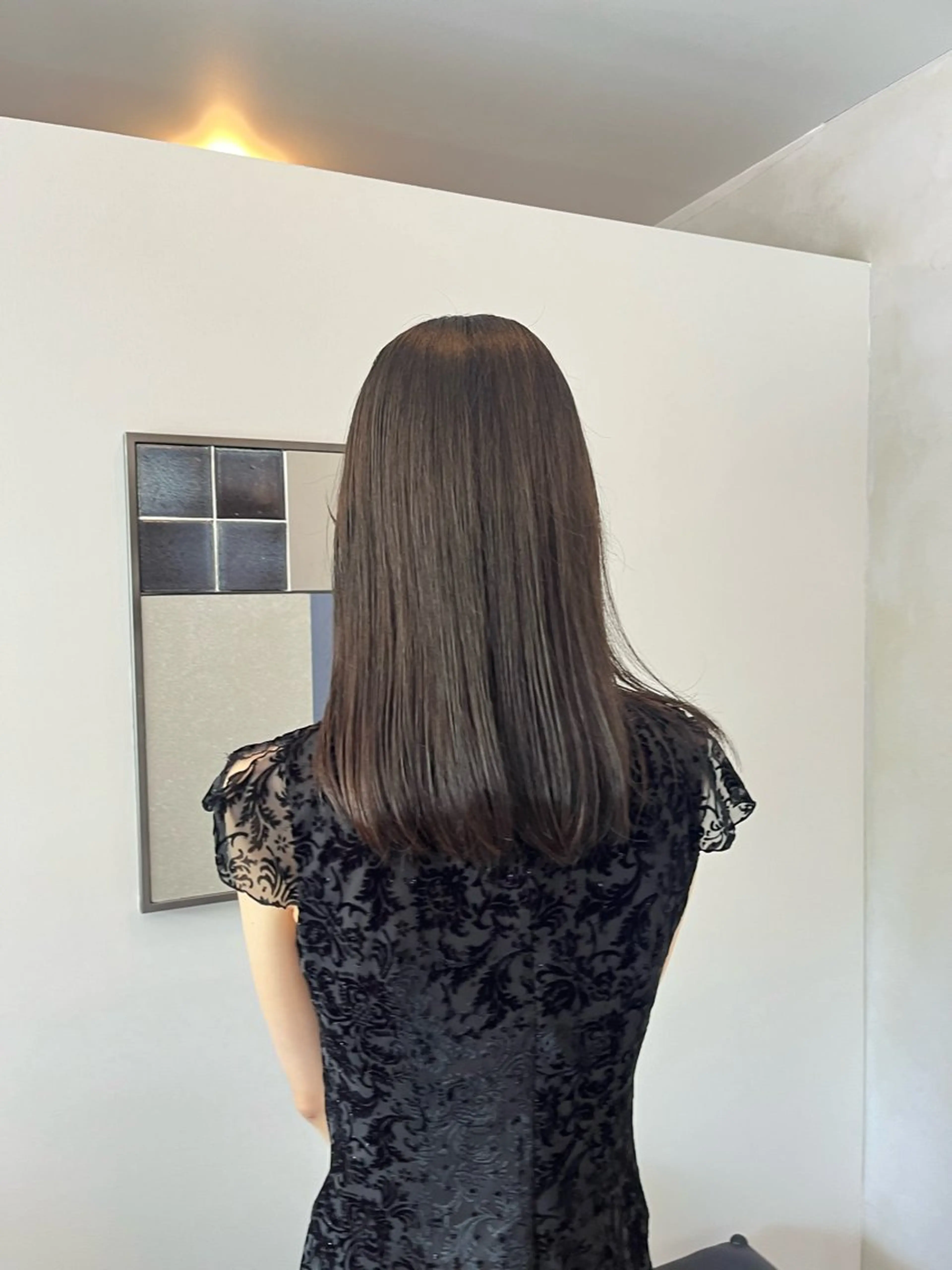 カラー 透明感カラー 彩葉/ブリーチ/ カットモデル栄・伏見のヘアスタイル