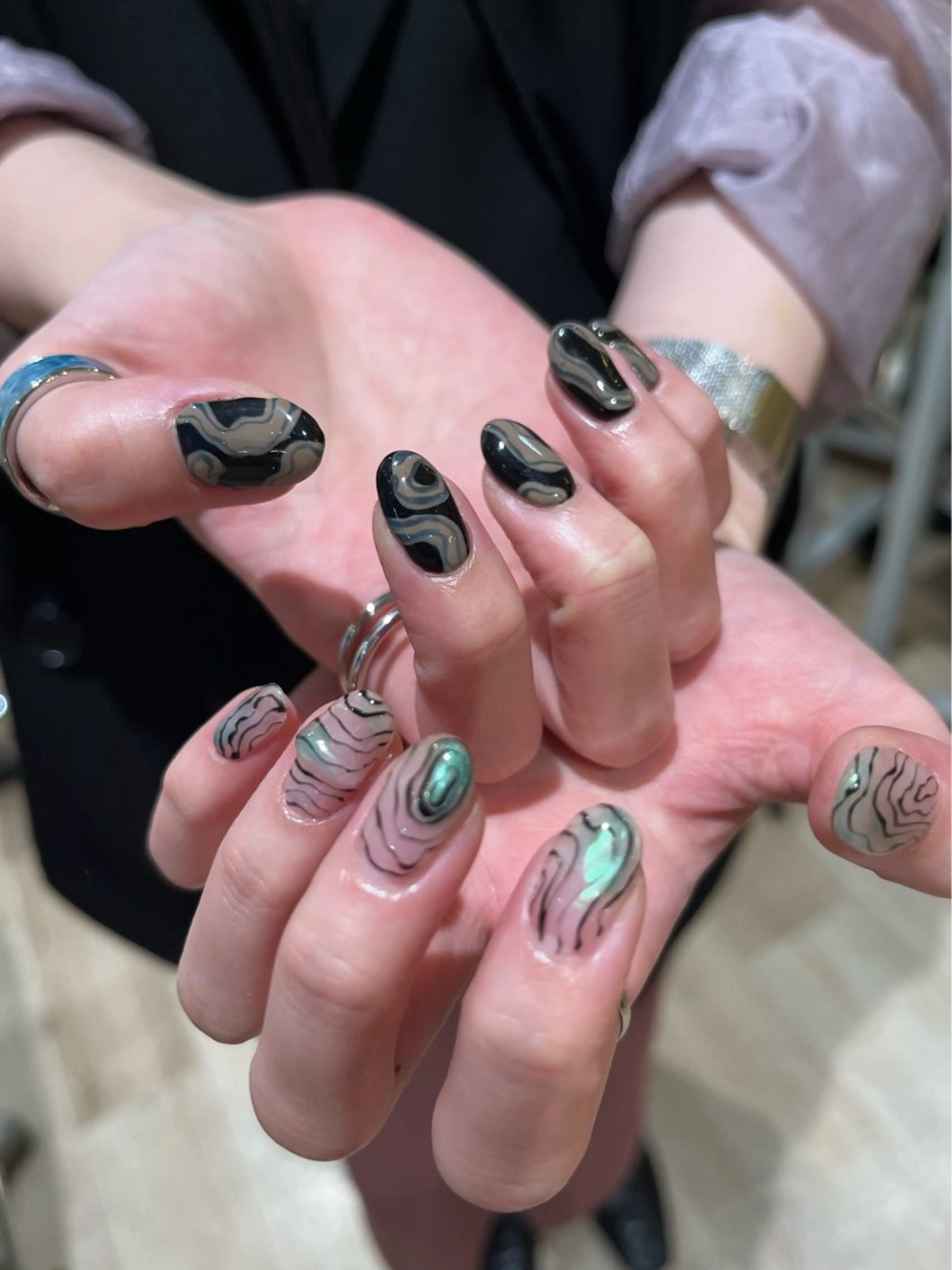 ネイル ハンドネイル niconail 千歳烏山店所属・niconail 🧣ayu 📍烏山のネイルデザイン