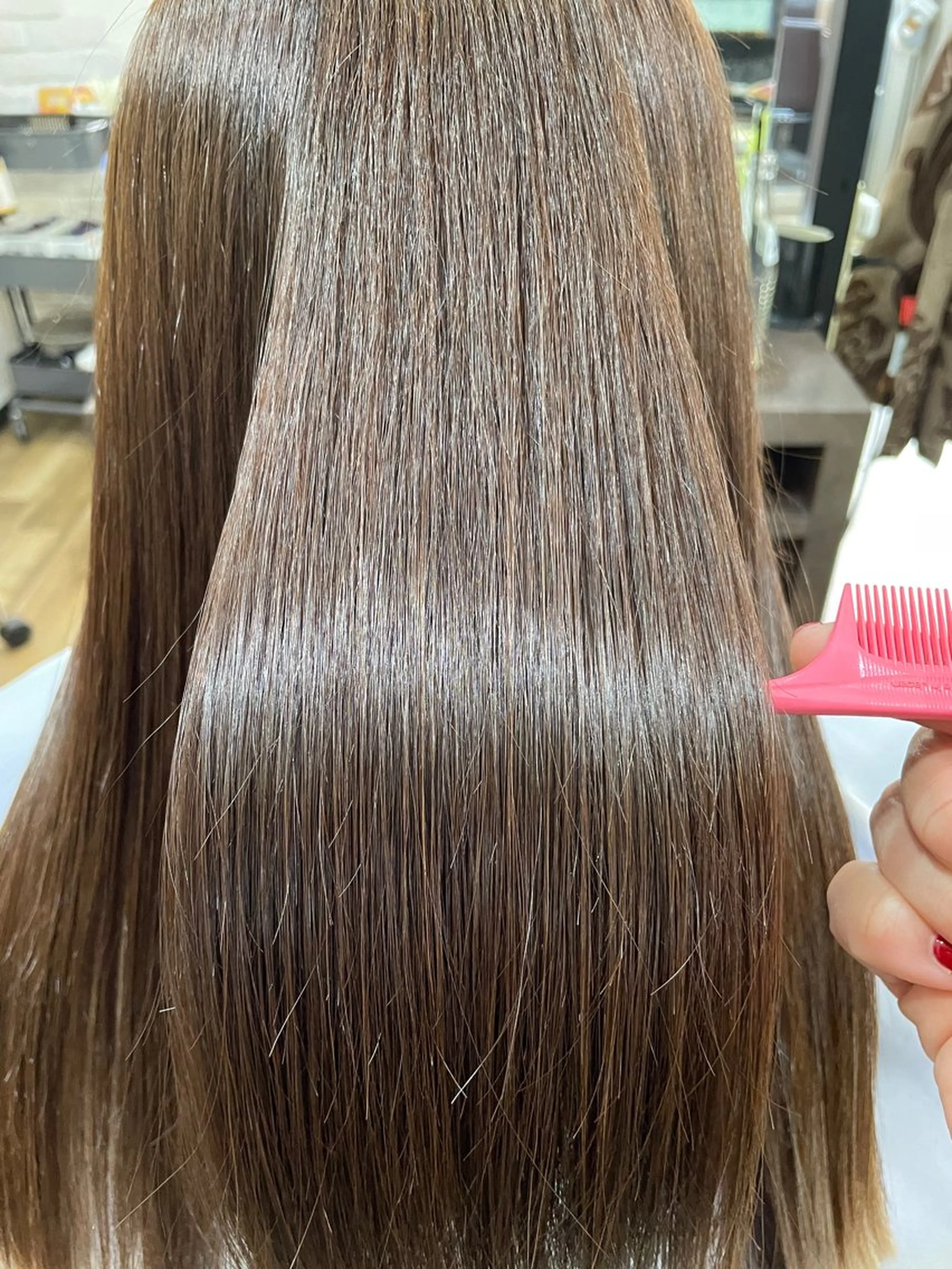 ロング トリートメント 酸熱トリートメント 鈴木 登紀子のヘアスタイル