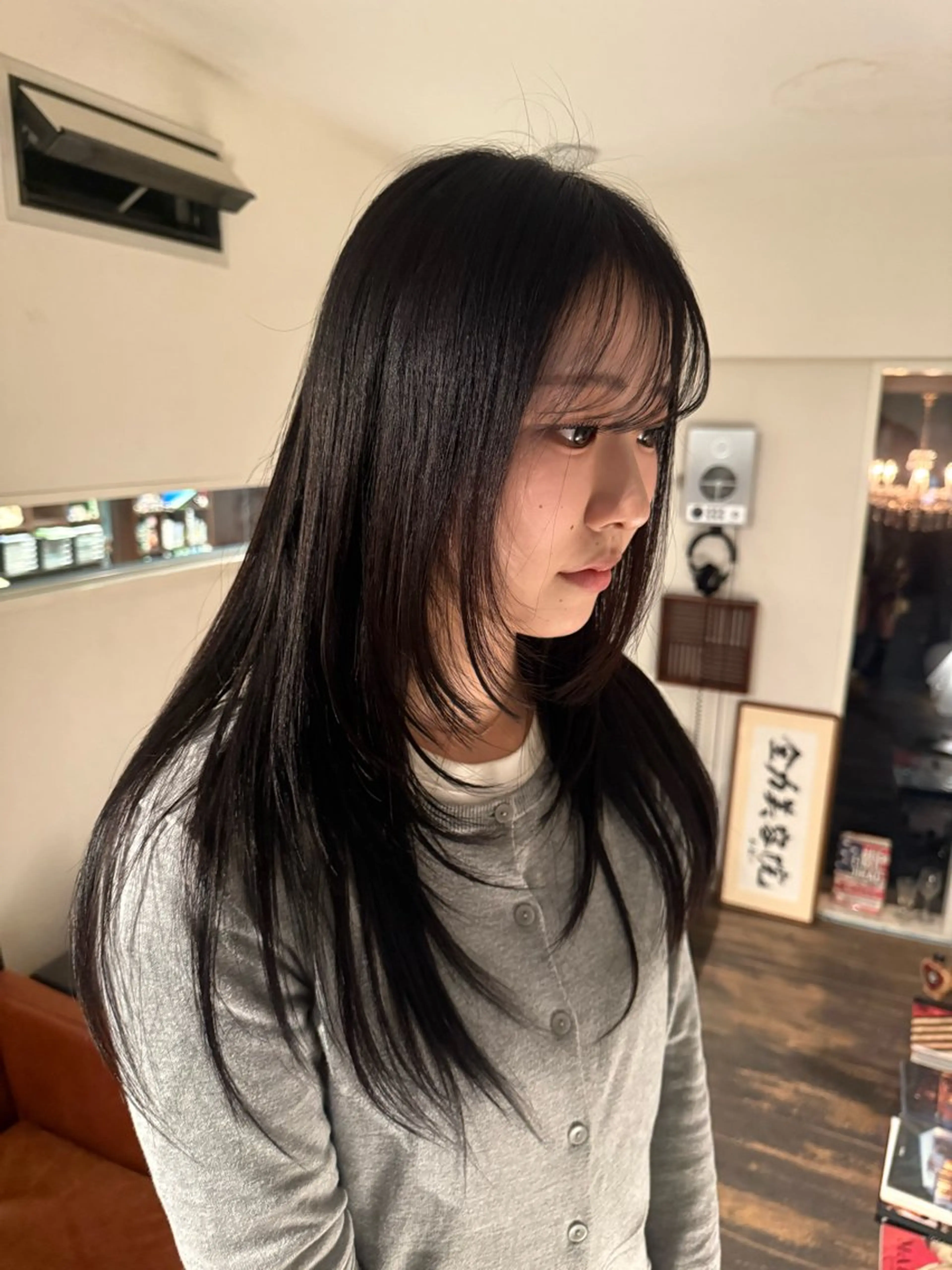 ロング 大石 優衣のヘアスタイル