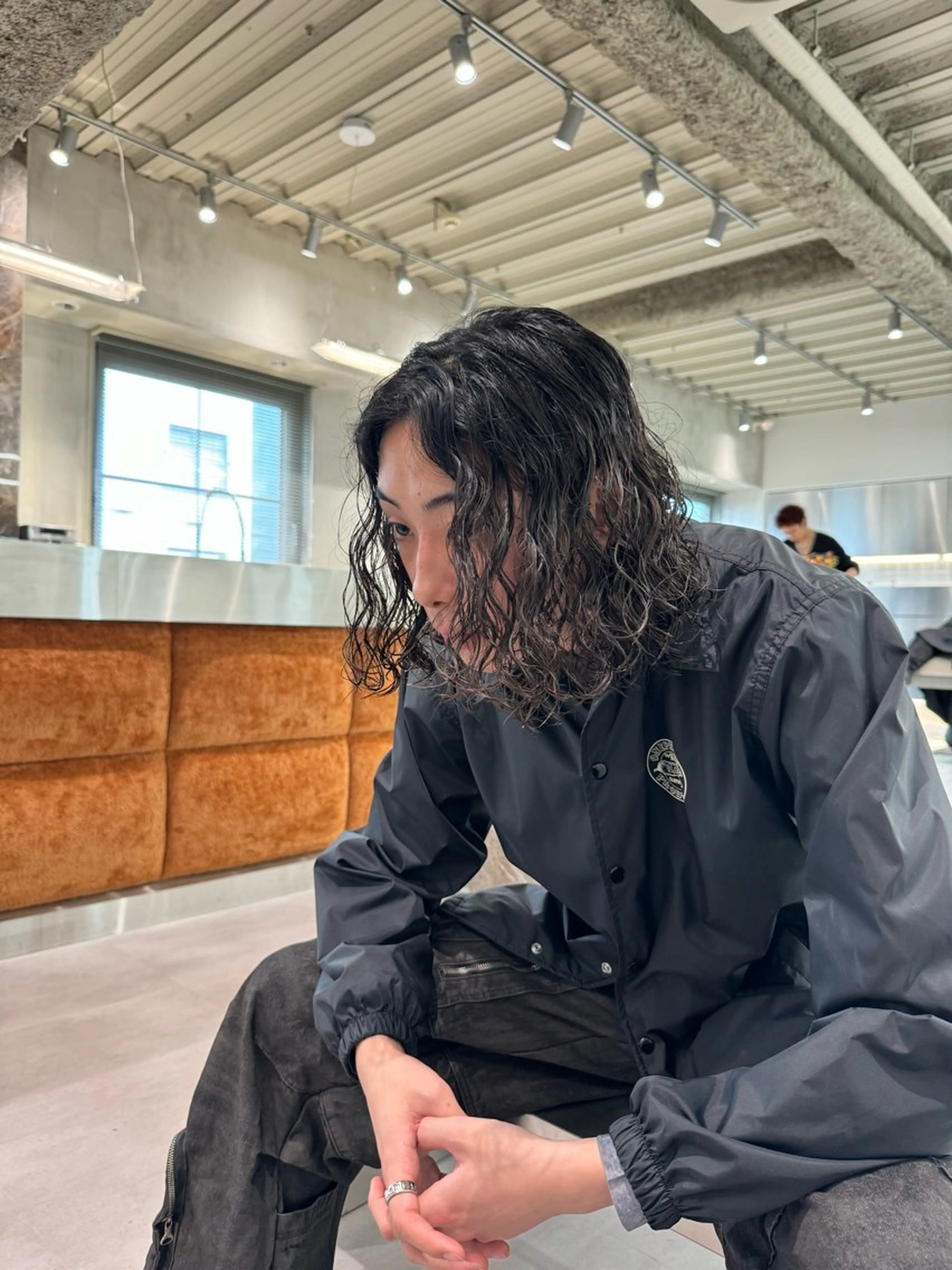 ショート パーマ メンズ メンズパーマ fifth JINGUMAE所属・波巻きスパイラルパー マ/シャドウパーマ駿のヘアスタイル