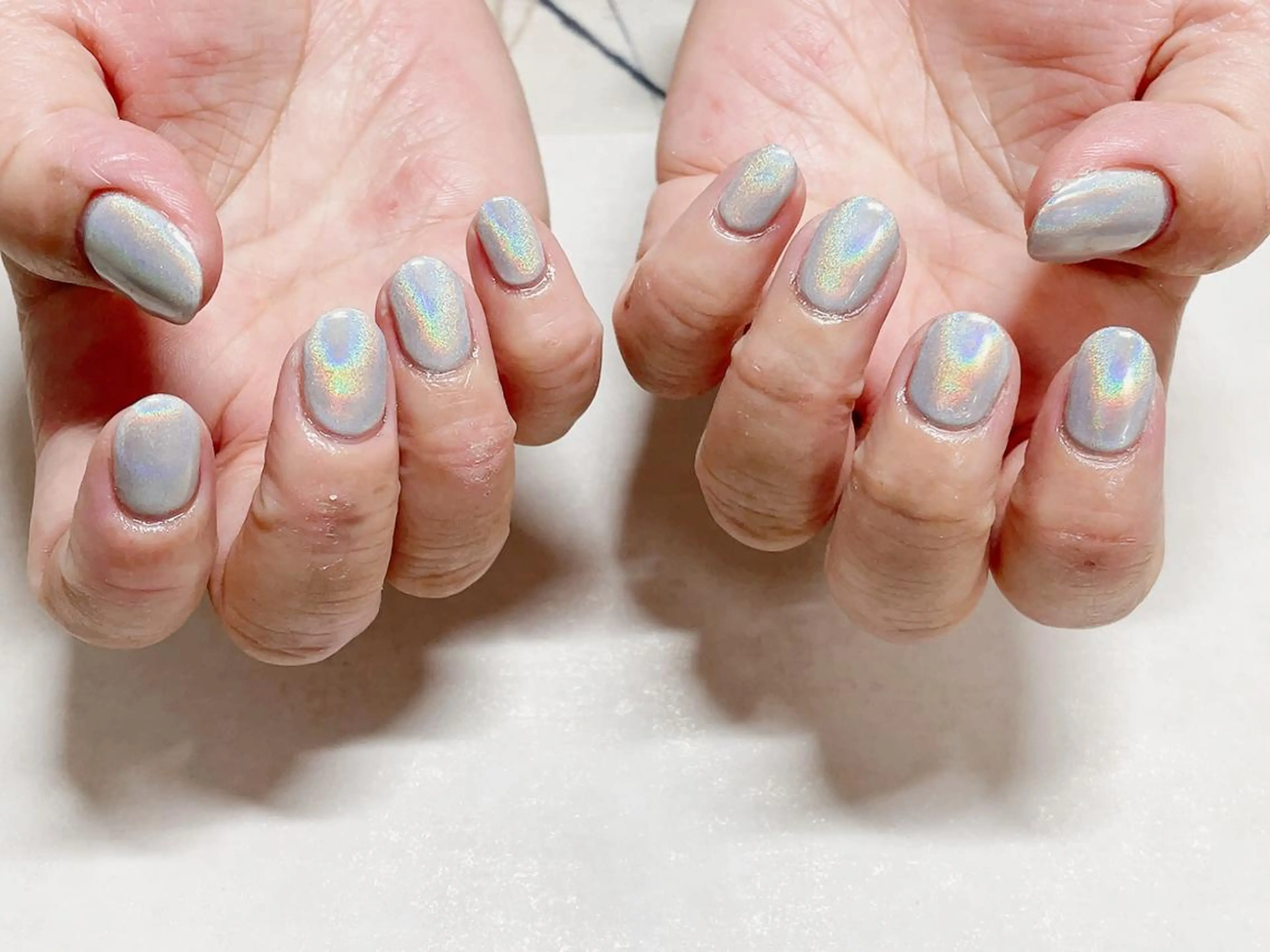 ネイル オーロラネイル フラワーネイル フットネイル フレンチネイル ジェルネイル ハンドネイル Mogu nail 二子玉川のネイルデザイン