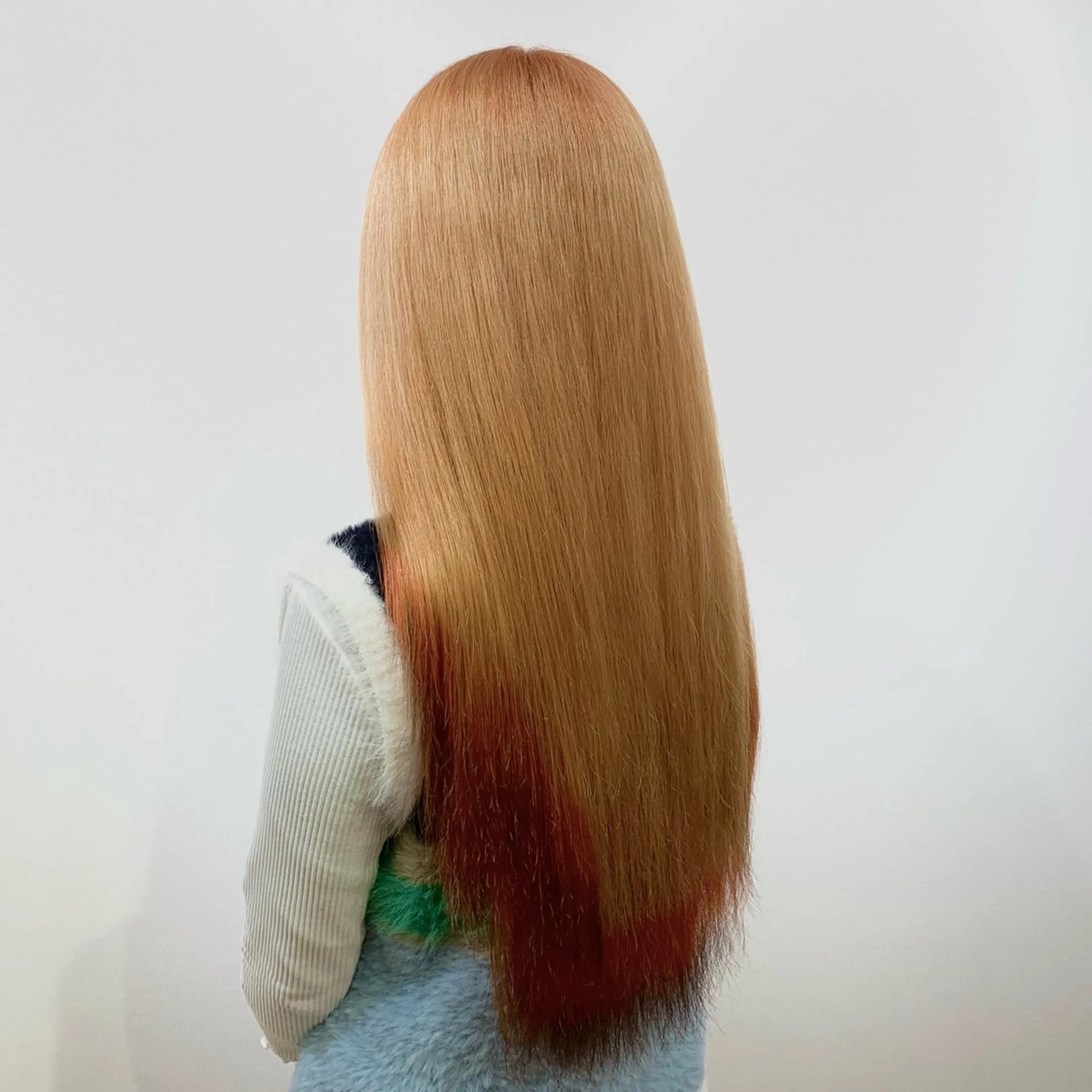 ロング カラー ヘアアレンジ キヨミ 韓国レイヤーカットのヘアスタイル