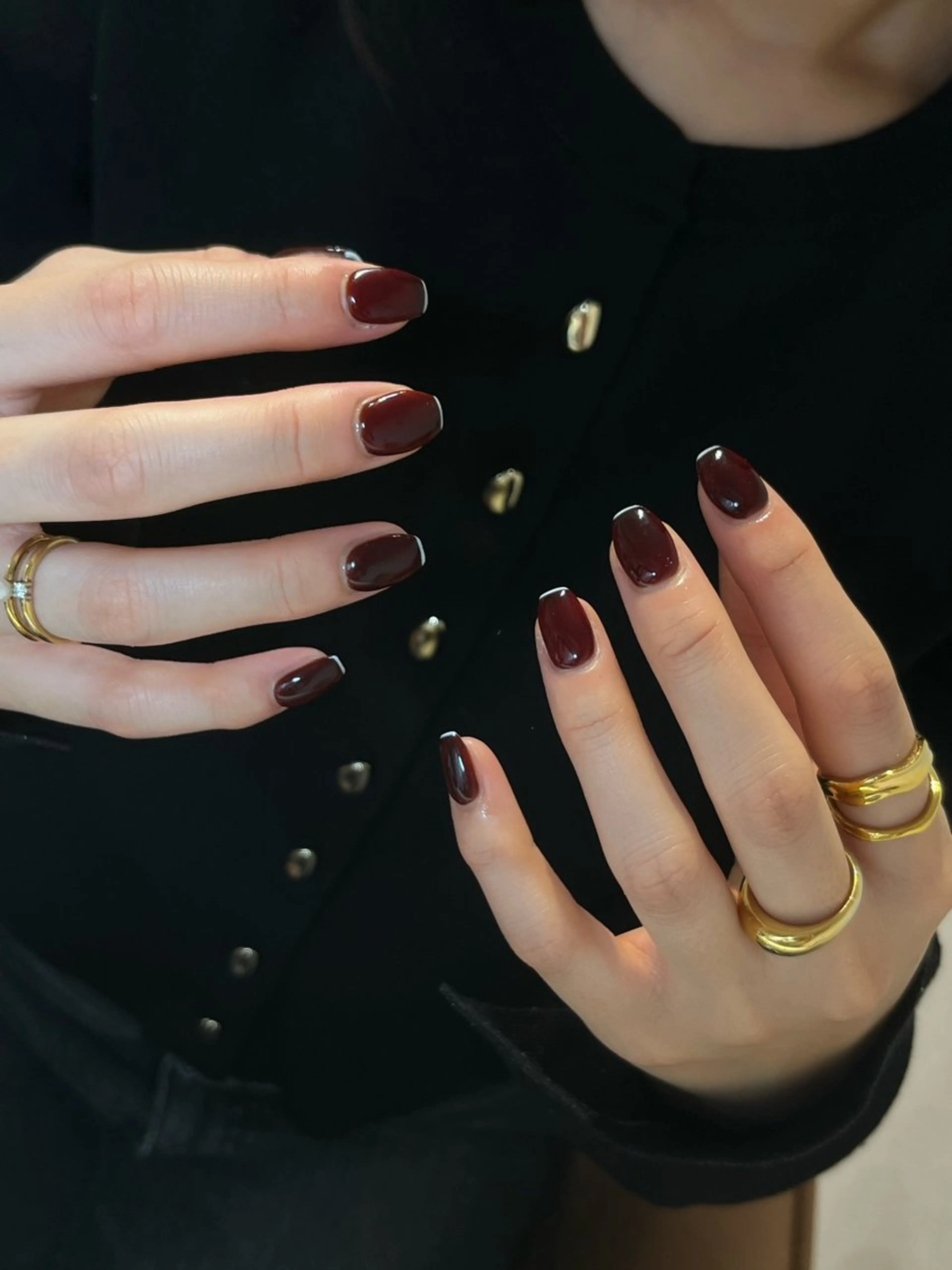 ネイル シンプルネイル 🦋miyavi nail🦋ヤミのネイルデザイン