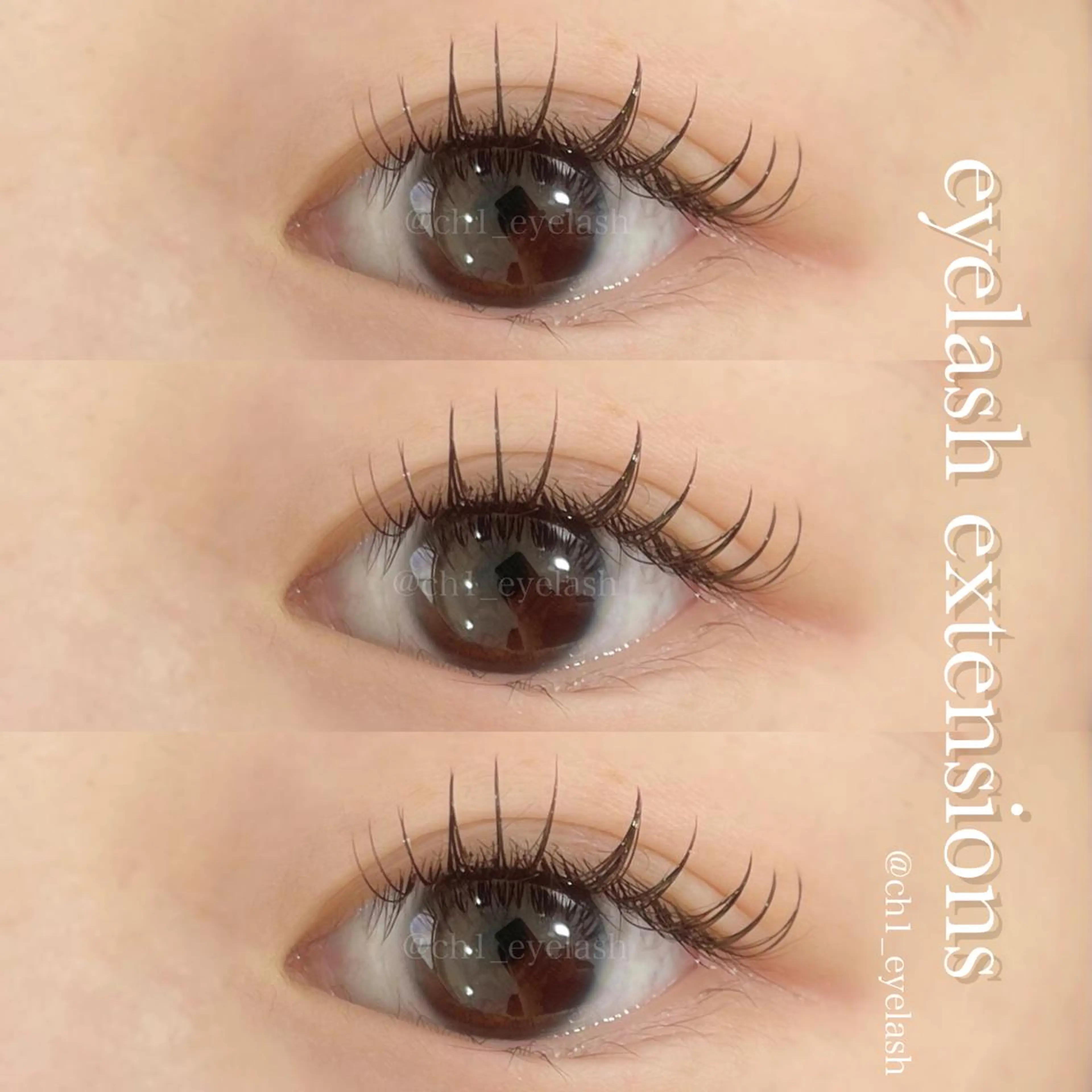 マツエク・マツパ カラーマツエク SEURA. Chikaのマツエク・マツパデザイン