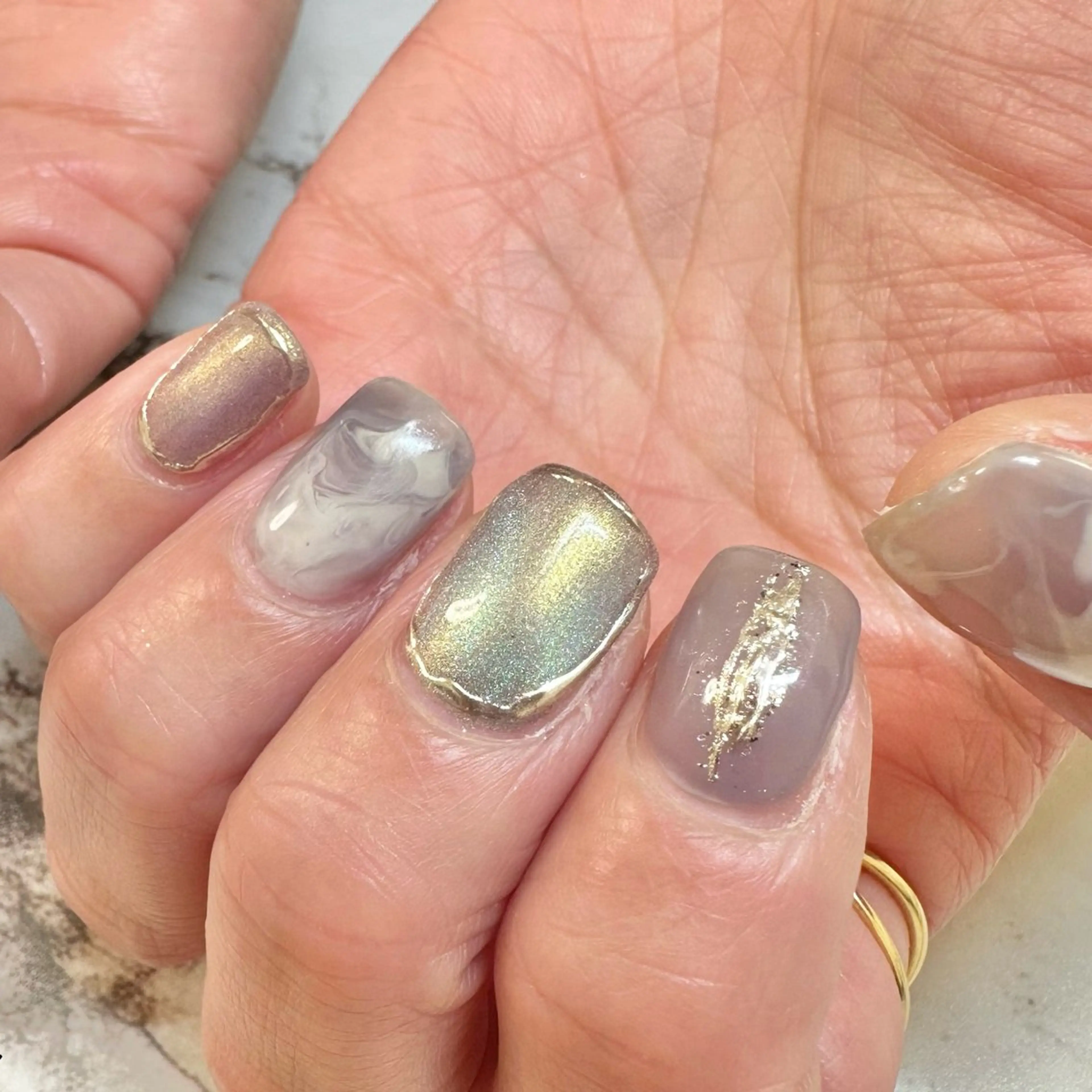 ネイル ニュアンスネイル Mnail ちひろのネイルデザイン