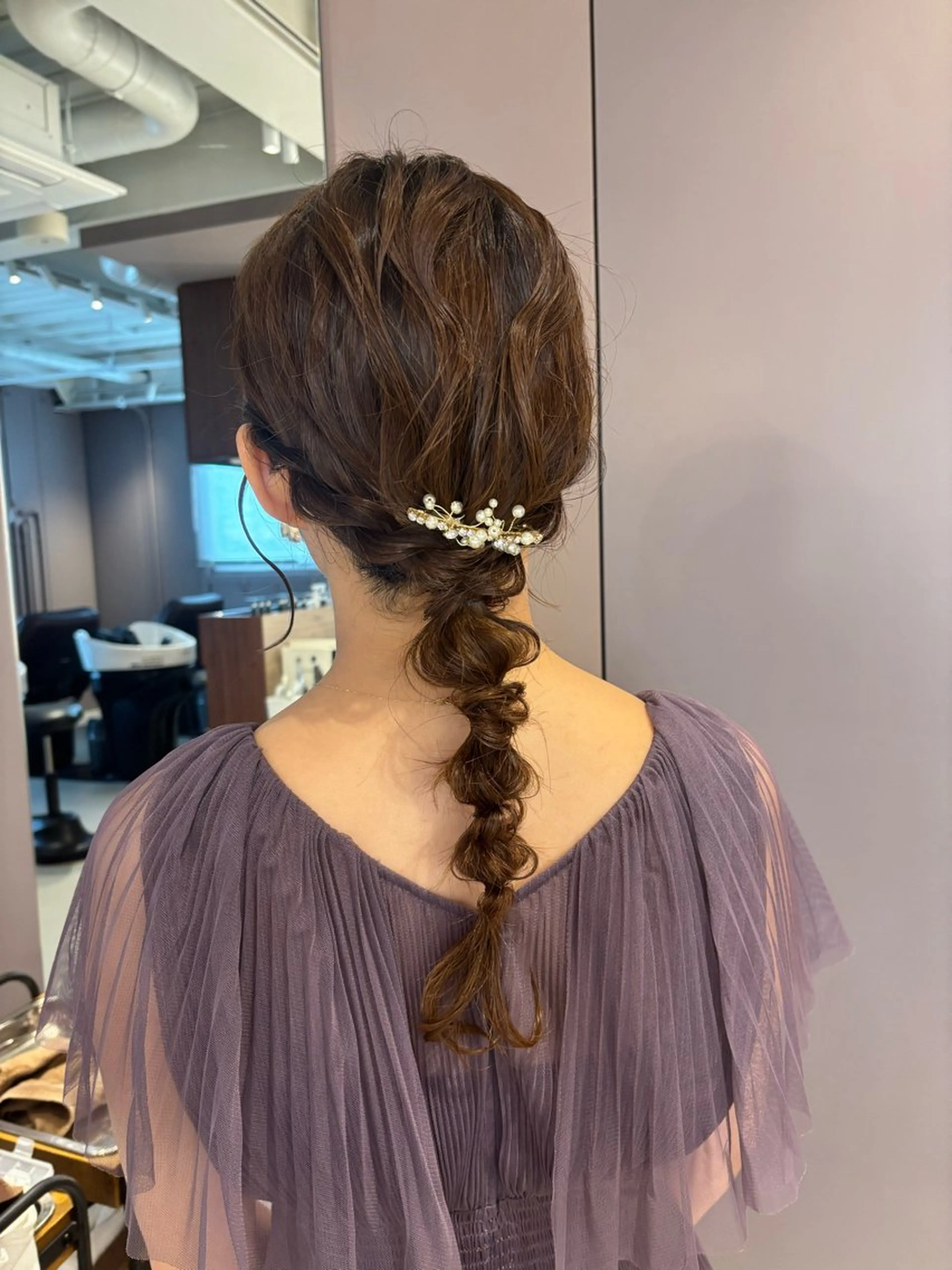 ヘアアレンジ ヘアセット Iris by artina 武蔵小杉店【イリス バイ アルティナ】所属・レイヤーカット/ボブ /nene🍥⋆*のヘアスタイル