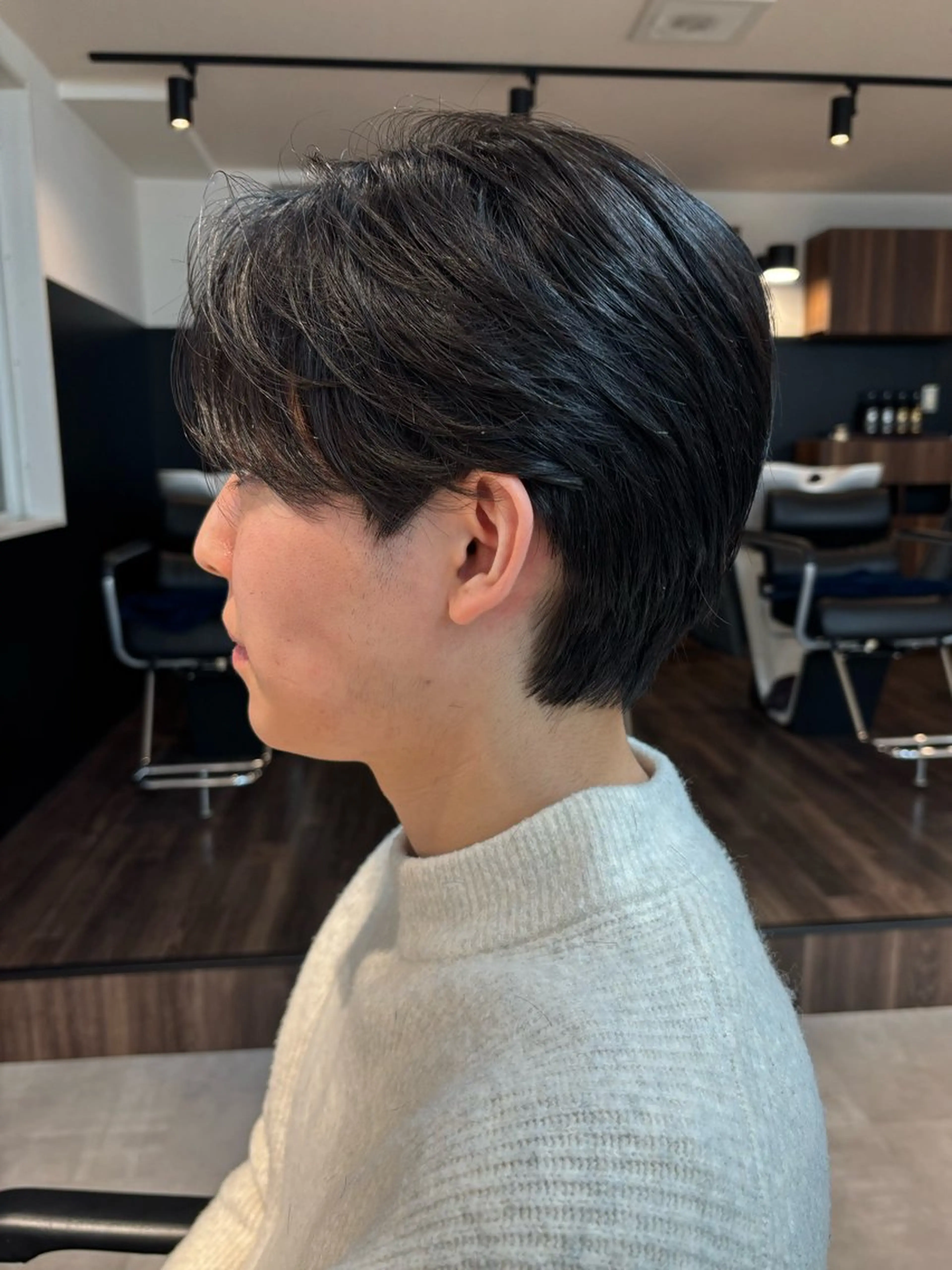 メンズ メンズウルフカット ウルフカット カット フェザーパーマ/韓国 /メンズカット/保立のヘアスタイル