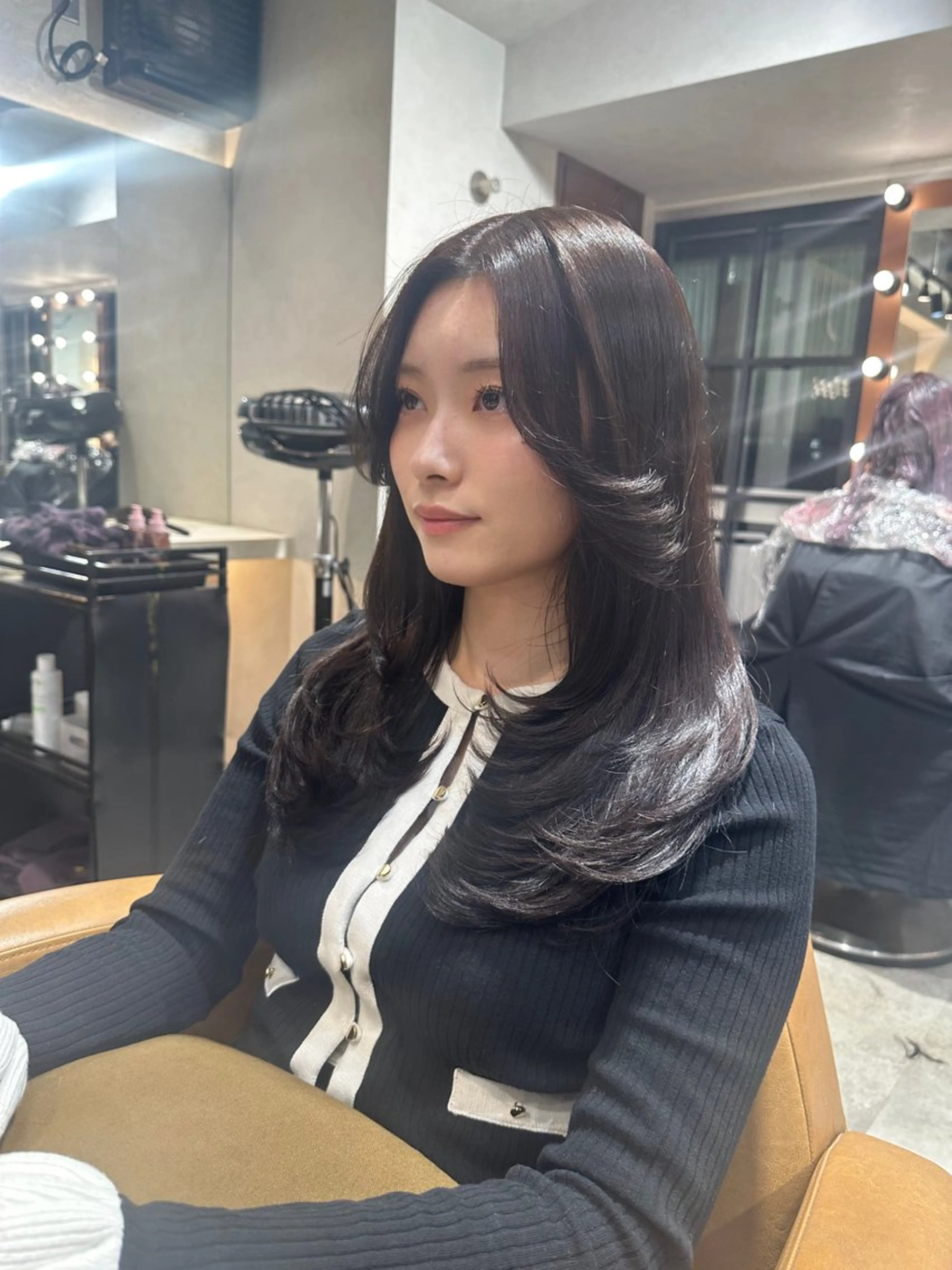 ロング カラー グレージュ レイヤーカット レイヤー/艶髪/ 髪質改善/YUYAのヘアスタイル