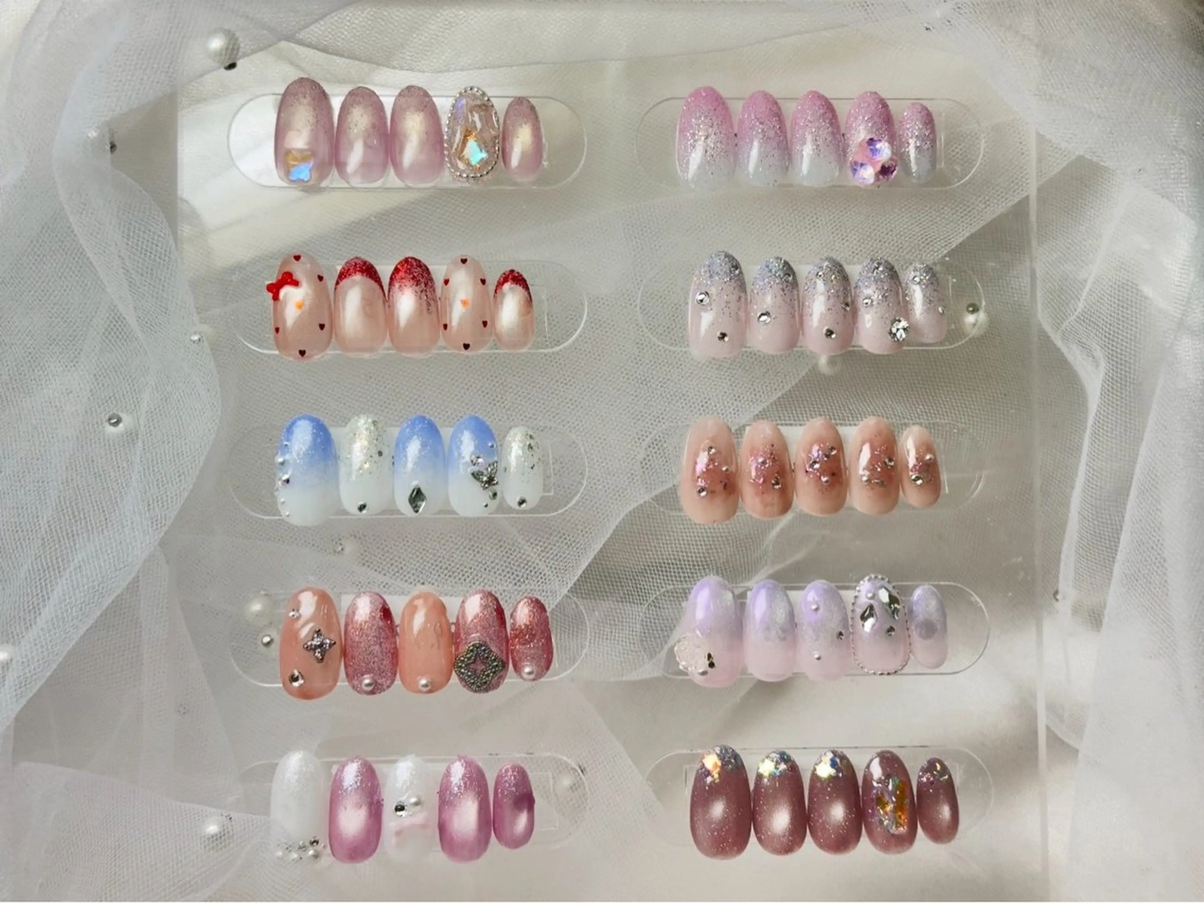 ネイル ワンホンネイル ハンドネイル Queennail 北堀江Yumiのネイルデザイン