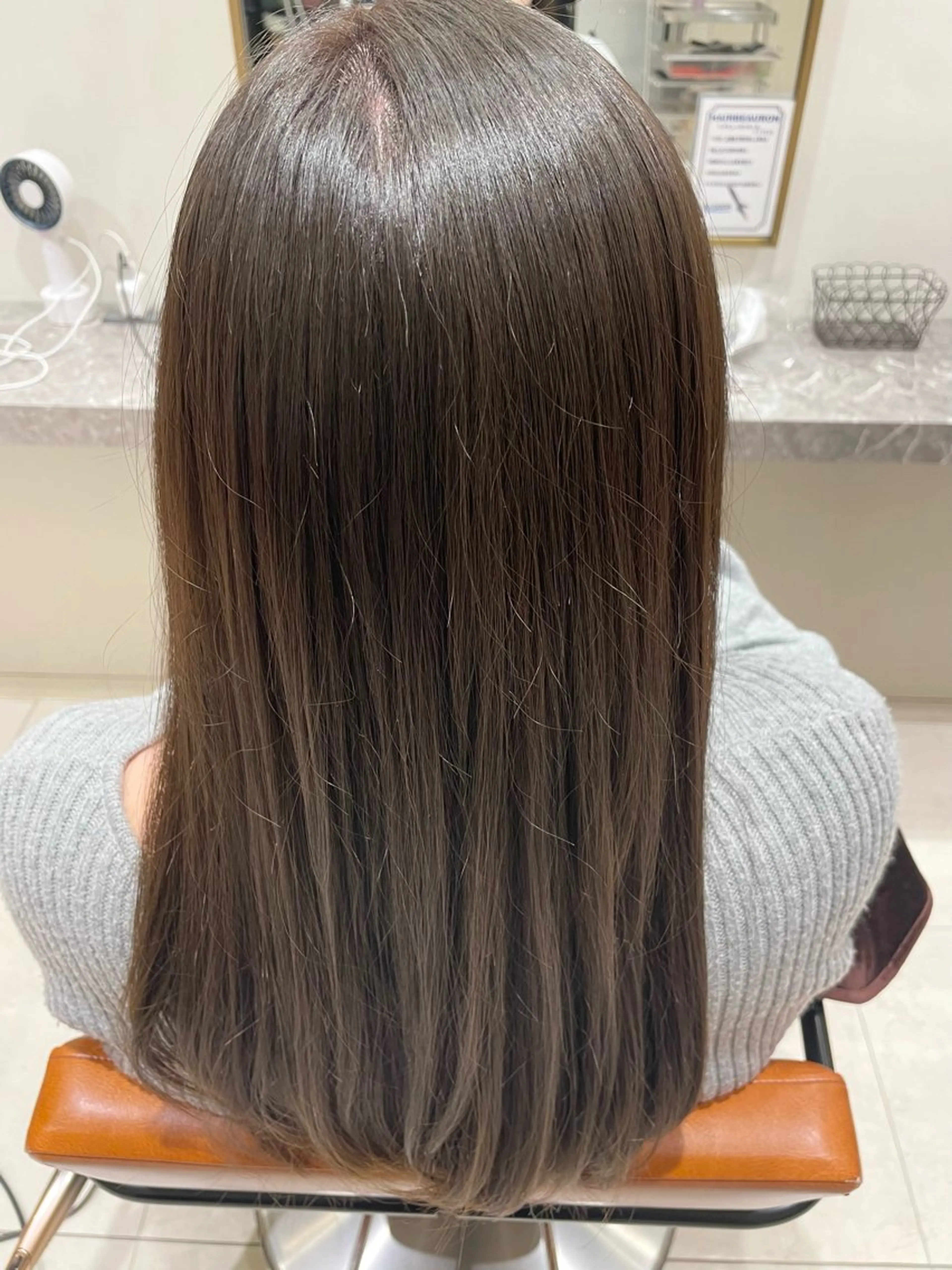 ロング カラー カット ヘアカラー トリートメント Merry  Land日吉所属・暖色/ベージュ/ メンズ/鈴木彩のヘアスタイル