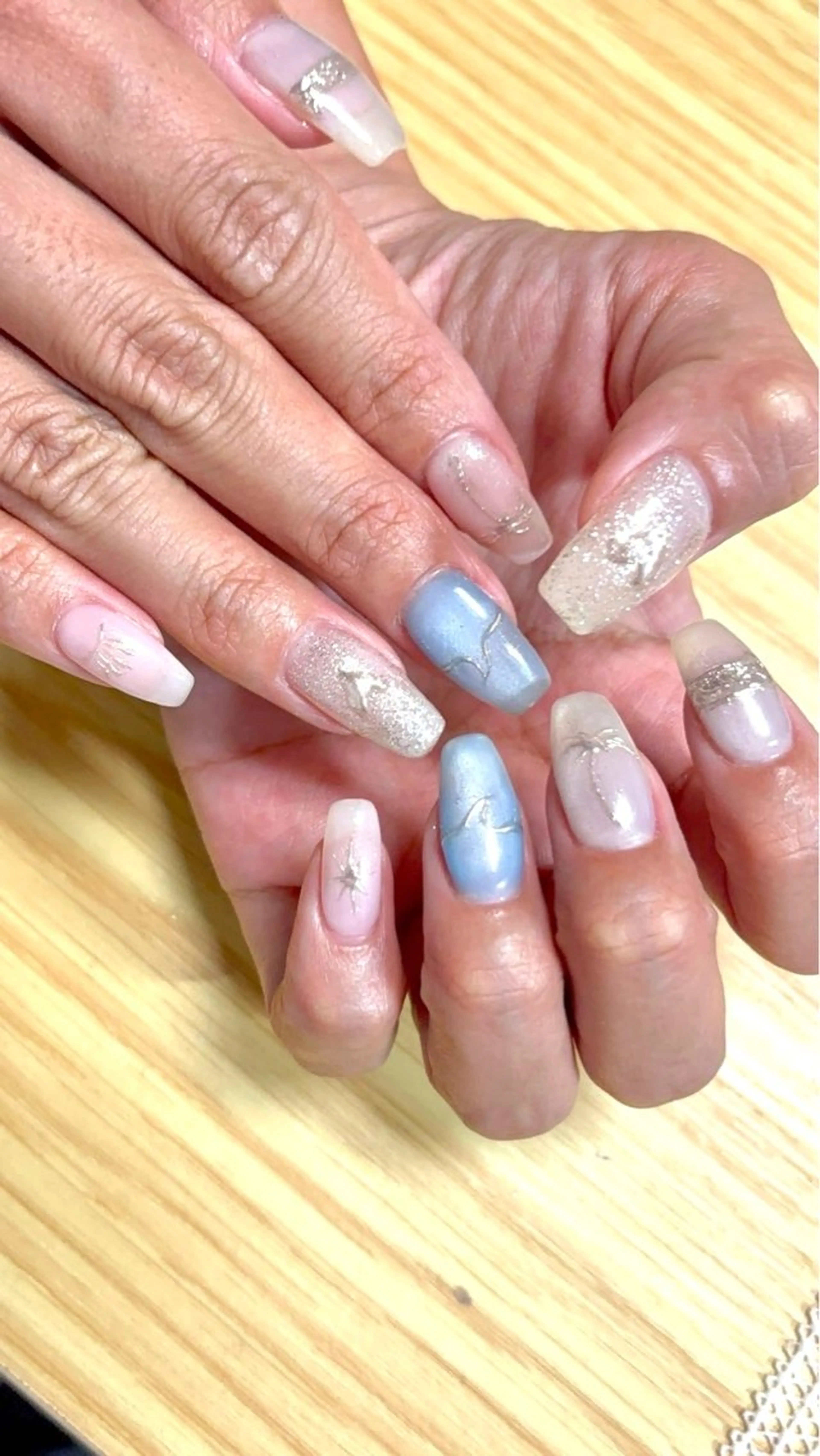 ネイル ハンドネイル AURORA eyelash&nail salon アメ村店所属・🌏AURORA | RiRi🪐のネイルデザイン