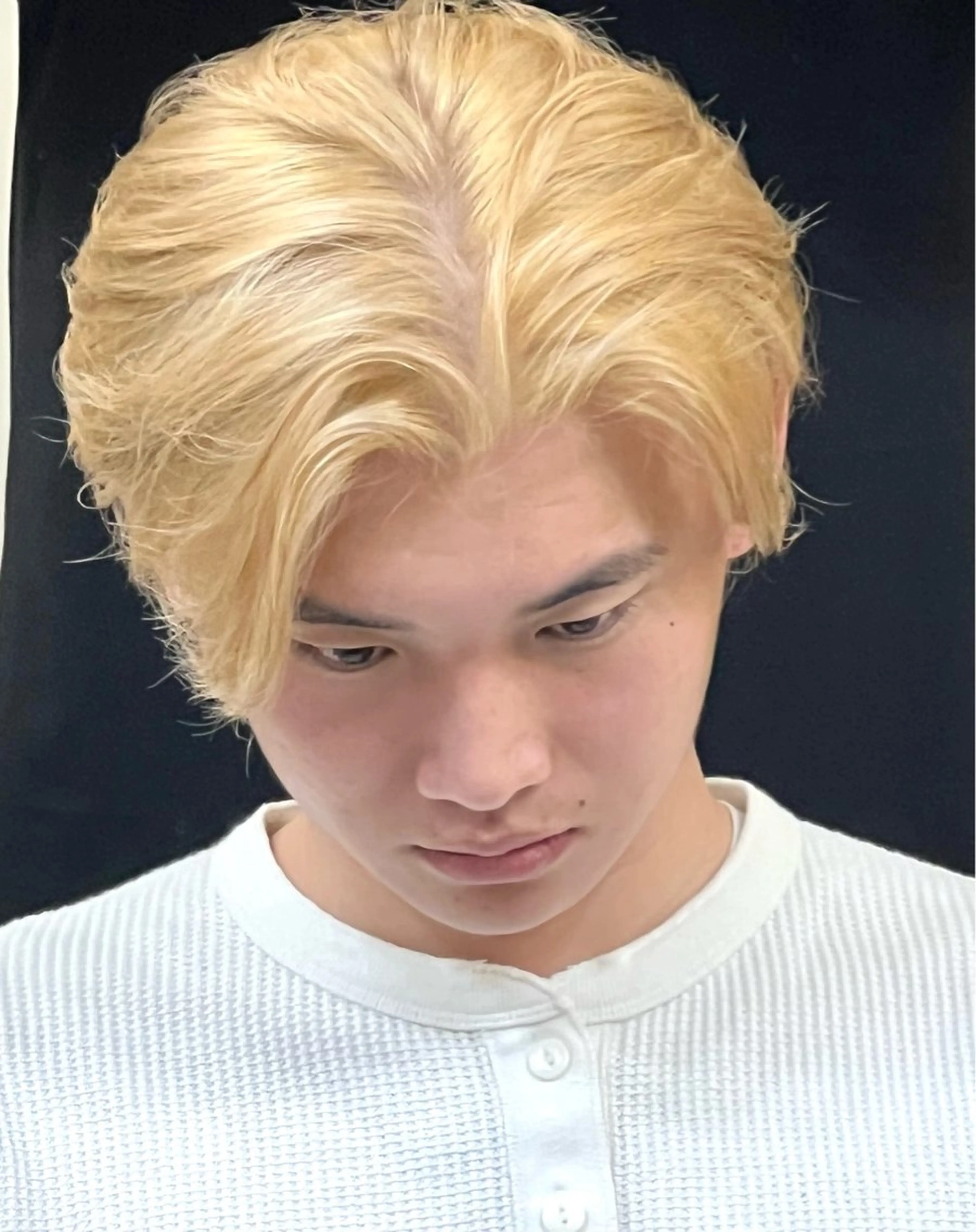 ショート カラー メンズ ブロンド KEN 🌟のヘアスタイル