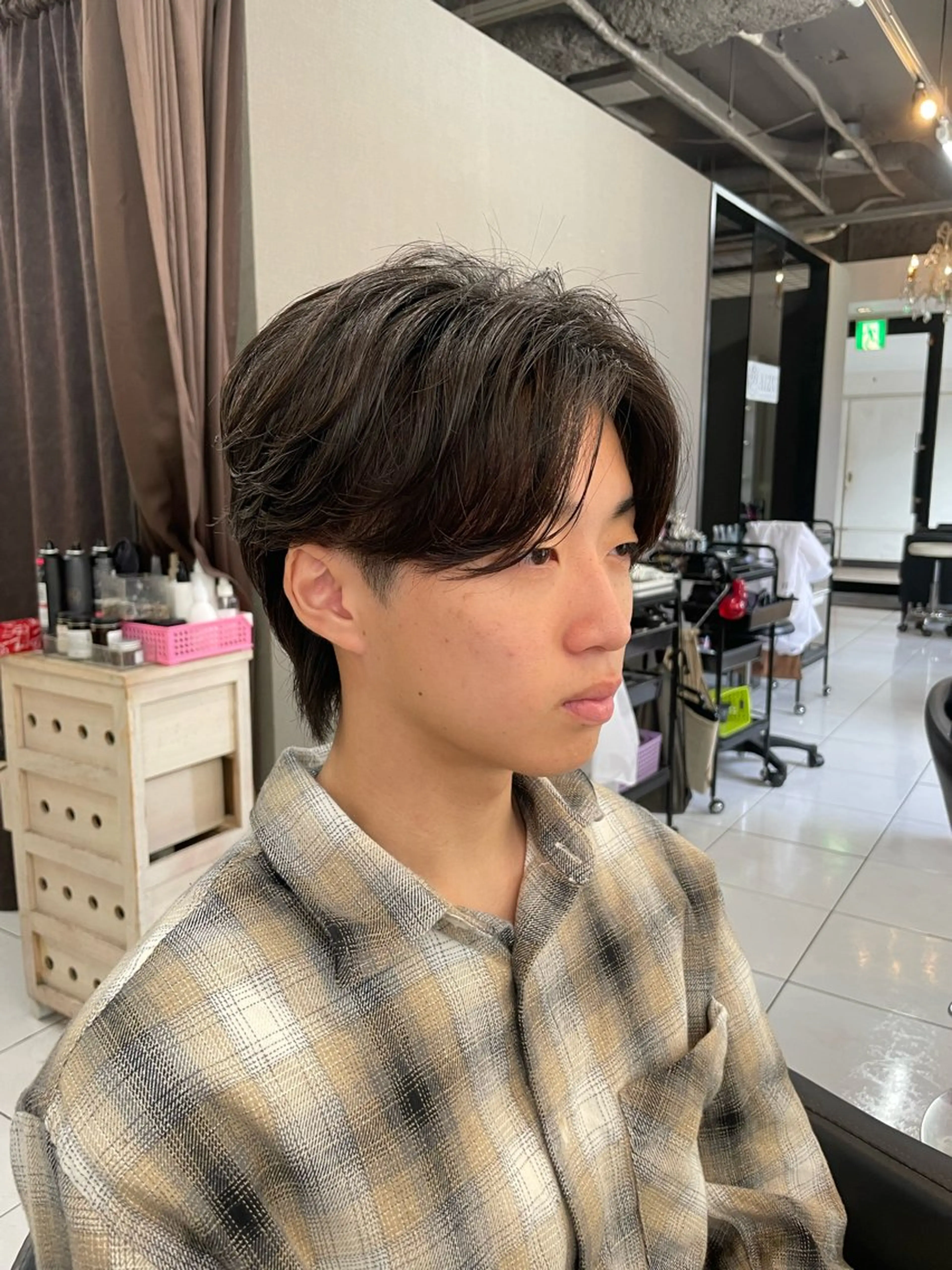 メンズカット＋縮毛矯正、ストレートパーマ🔥AIZU海老名店新規の方、AIZU初めてご利用の方の写真