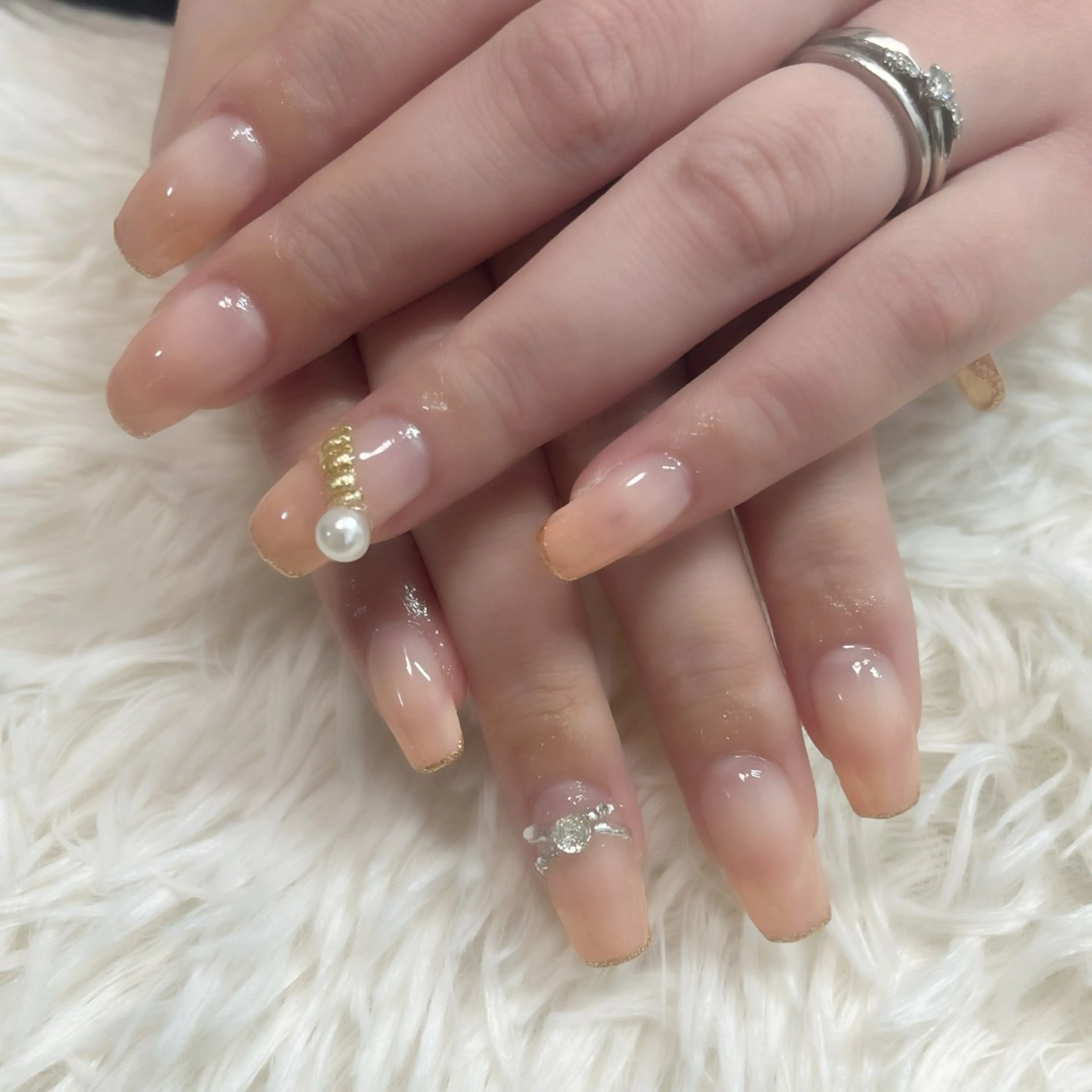 ネイル グラデーション ハンドネイル 島田 亜紀のネイルデザイン