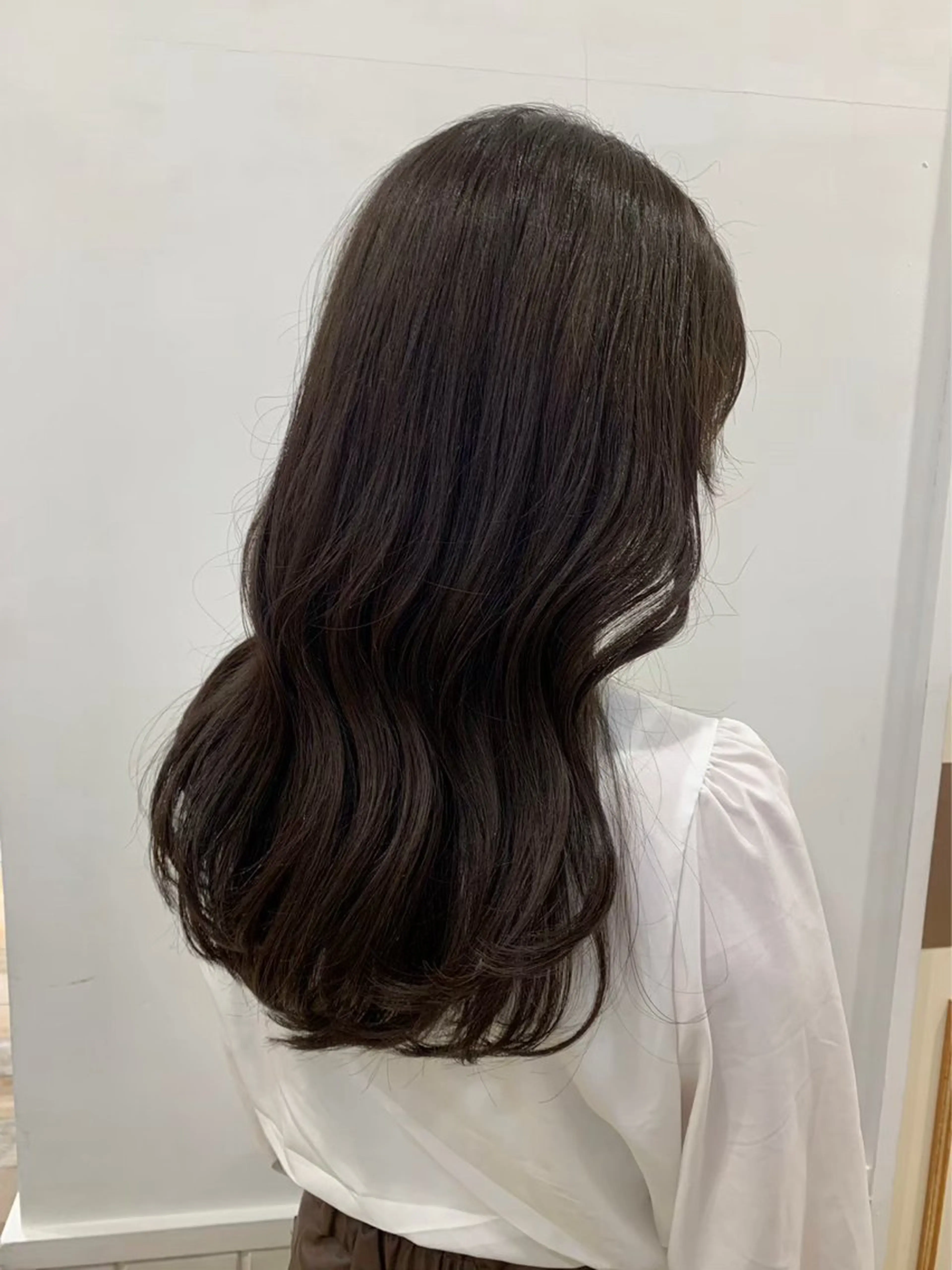 セミロング カラー 韓国ヘア/ニュアンス パーマ　kaitoのヘアスタイル