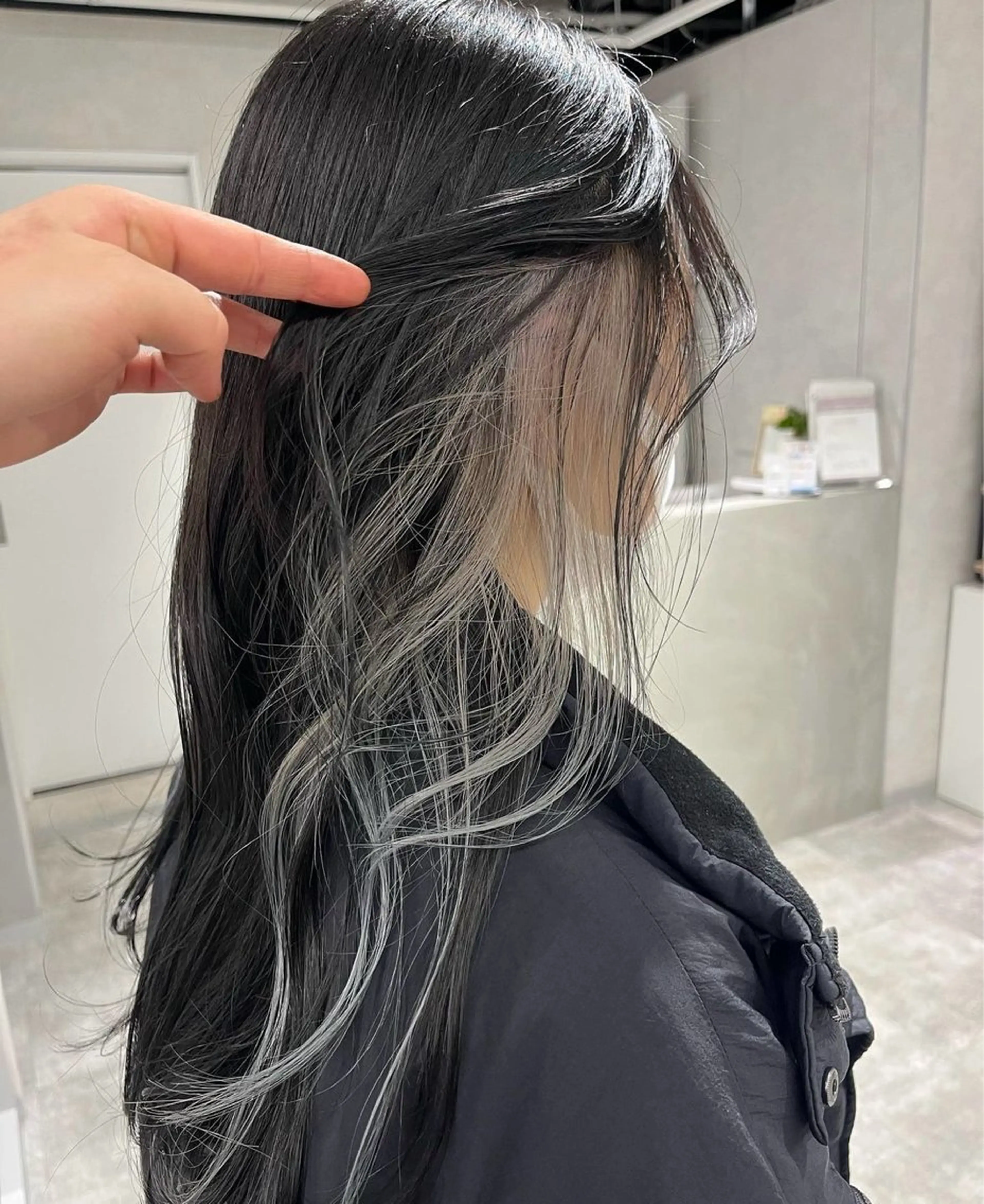 ロング カラー 透明感カラー インナーカラー ｈｉｎａ🦋西梅田 カラーモデル募集中のヘアスタイル