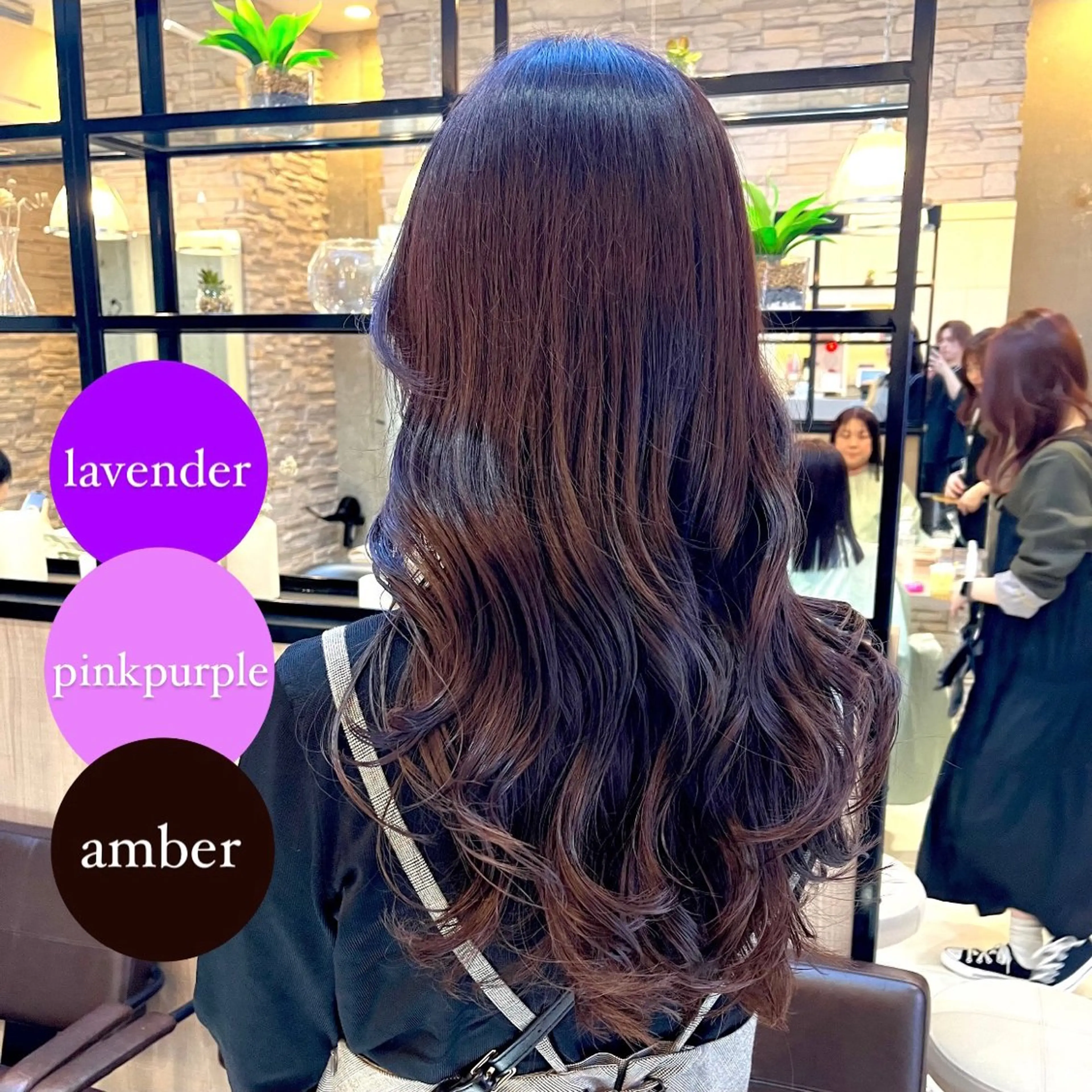 カラー 透明感カラー ラベンダーカラー ヘアカラー 透明感カラー/ くびれヘア/館岡俊平のヘアスタイル