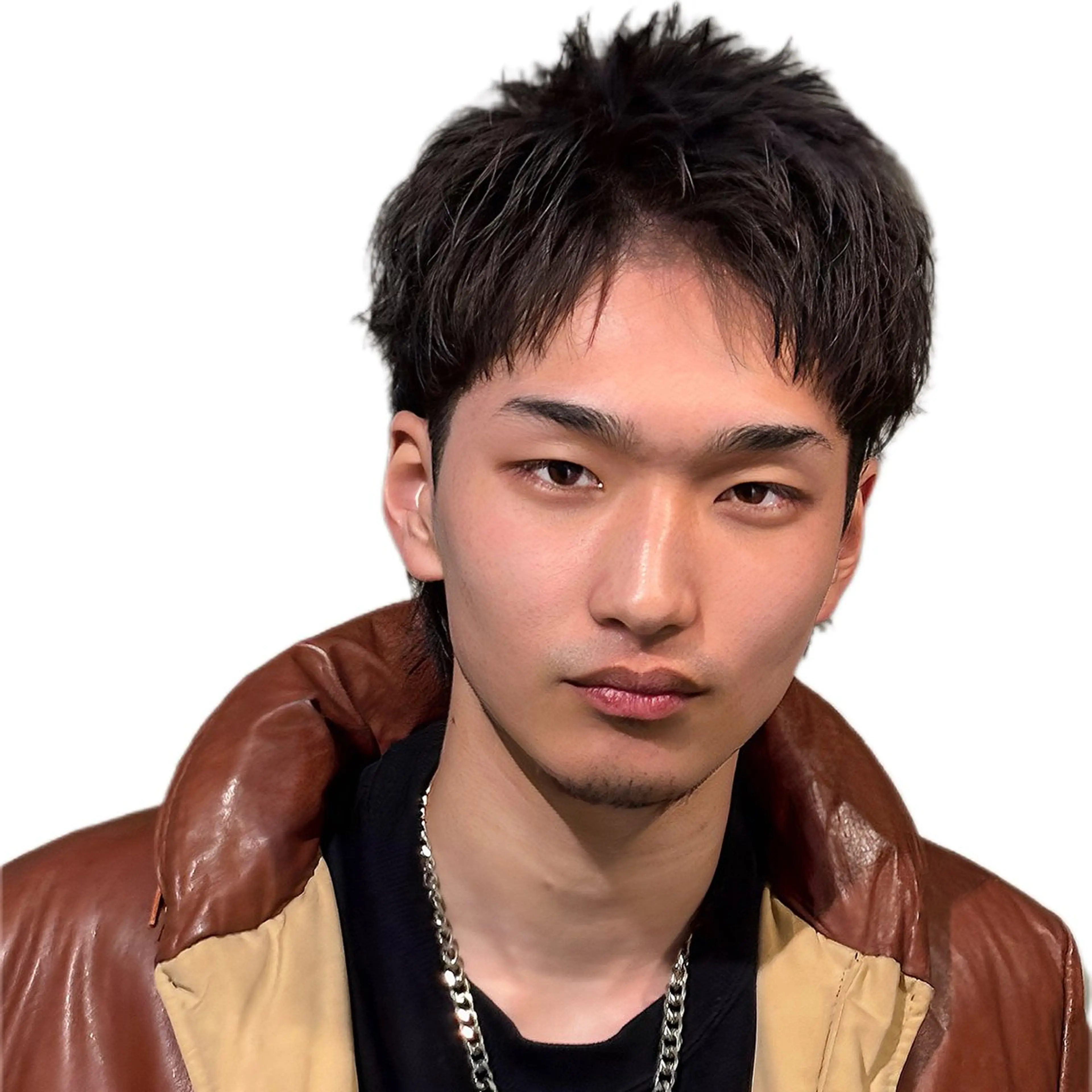 メンズ スパイキーショート 刈り上げ メンズウルフカット ウルフカット 池袋メンズ縮毛矯正 ｜玉城柊平のヘアスタイル