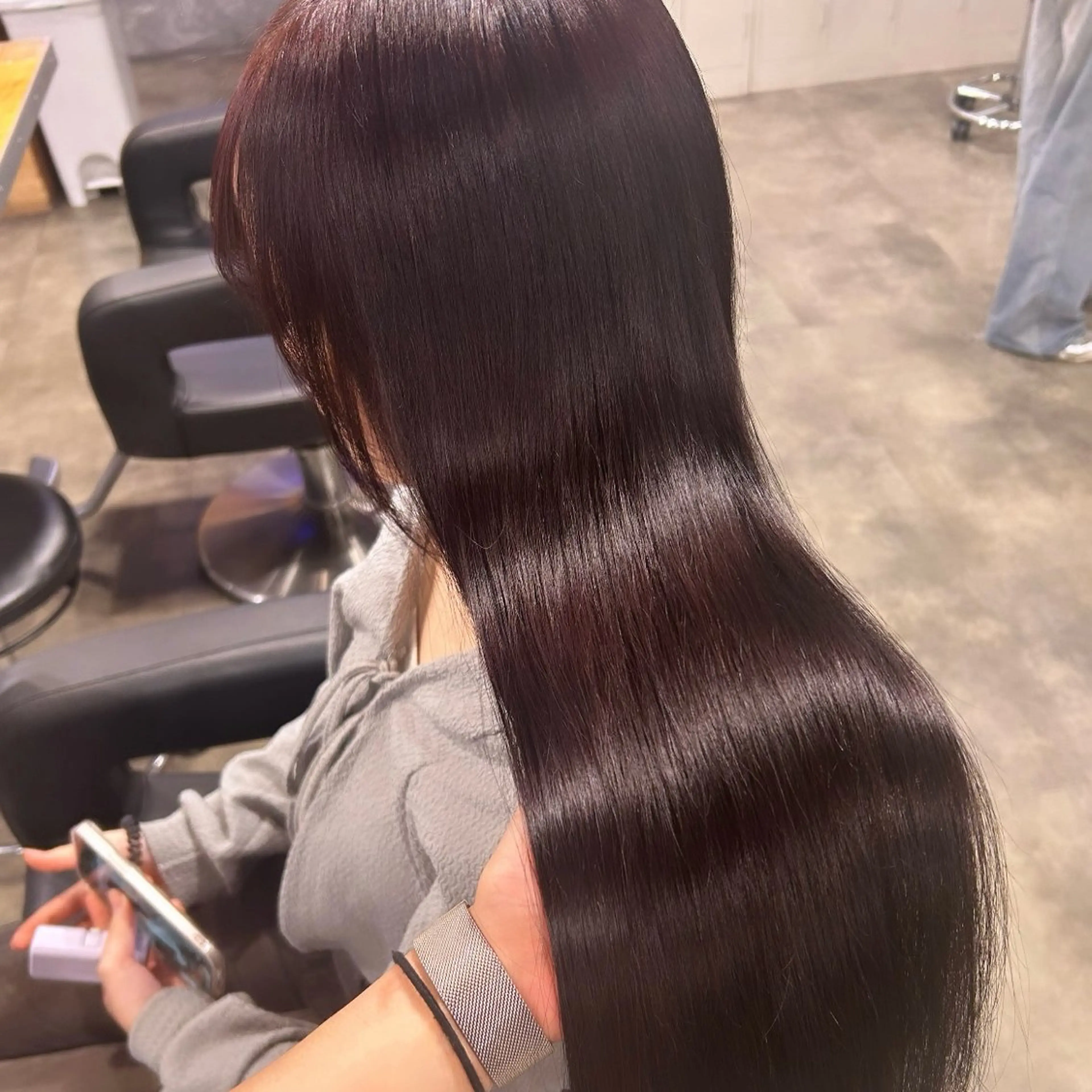 ロング IS所属・横浜美容室/透明感 カラー/レイヤーのヘアスタイル