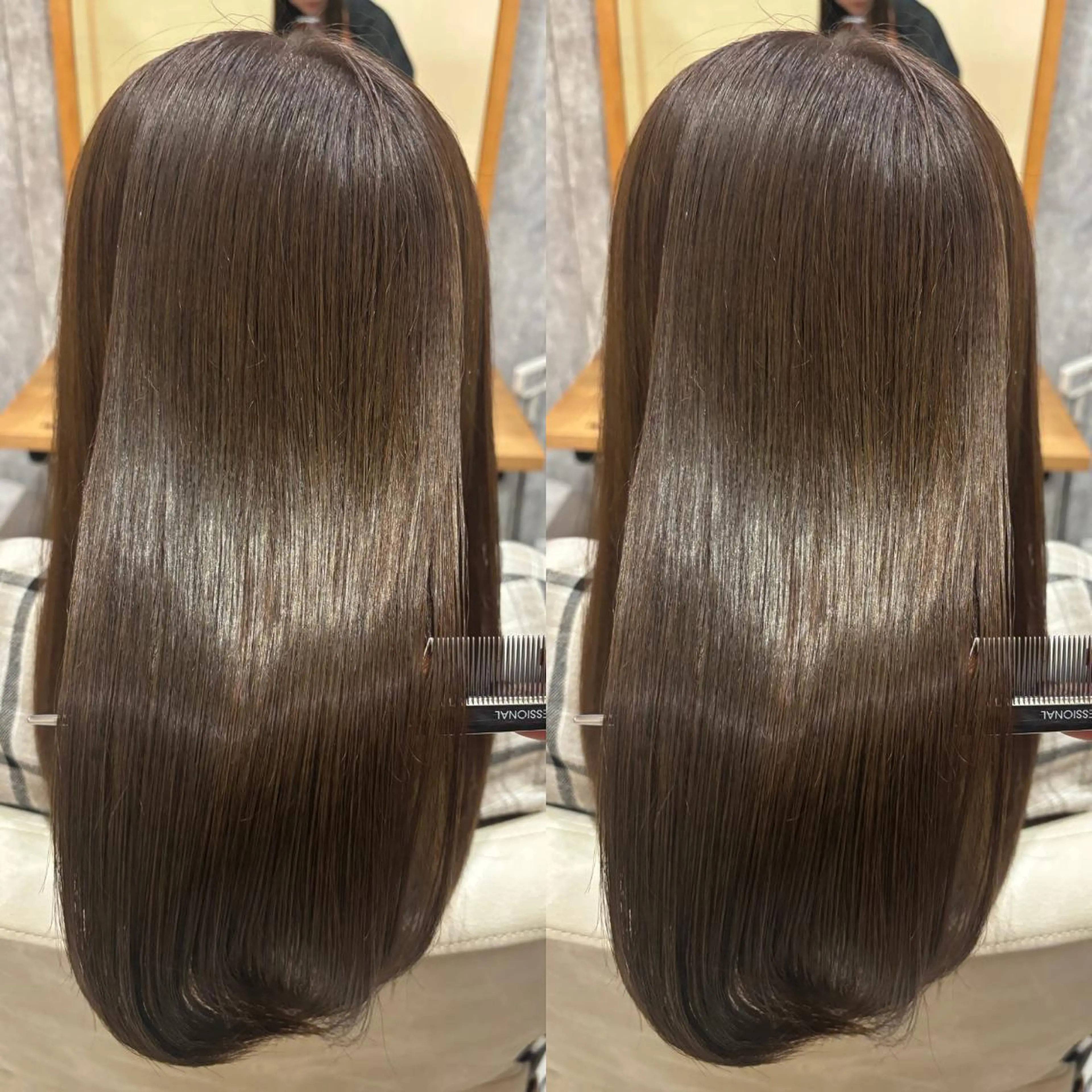 ✨人気No.2✨＼minimo限定価格／【専門店のツヤ感】カット＋髪質改善カラー＋髪質改善トリートメント ¥8800の写真