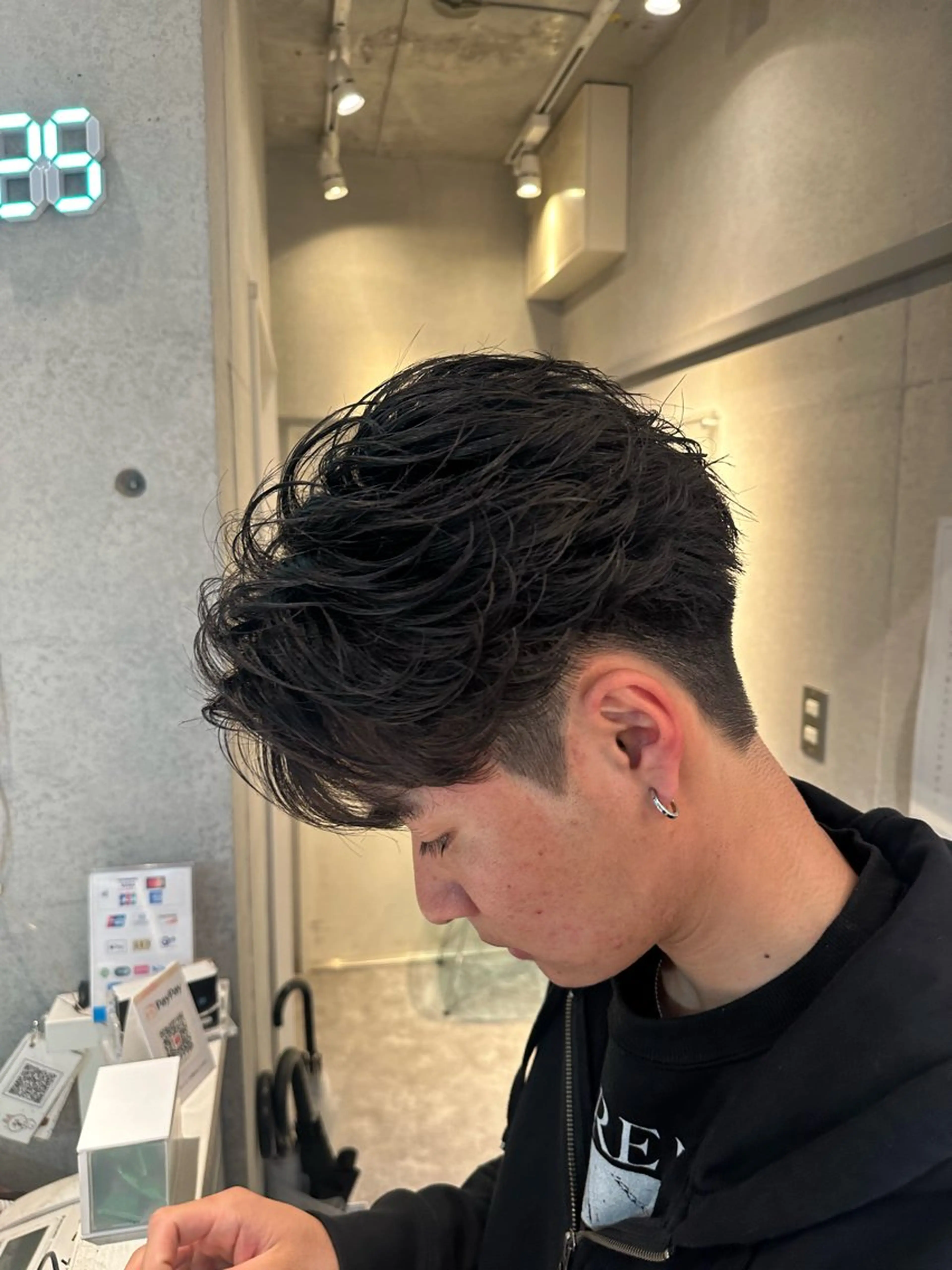 パーマ メンズ カット パーマ 💎メンズカット ／フェザー／細野💎のヘアスタイル