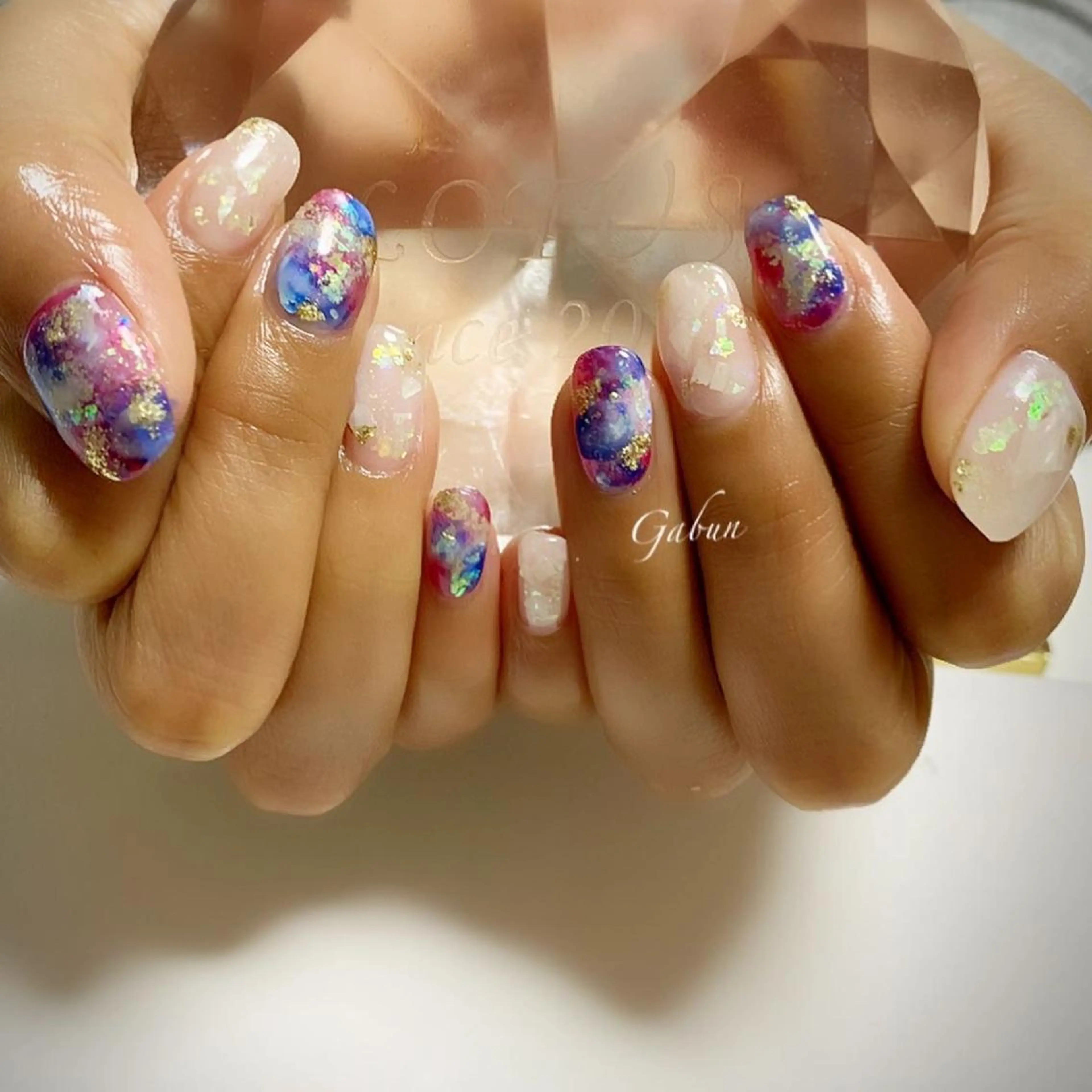 ネイル ニュアンスネイル ハンドネイル ハンドケア LOTUS ネイルサロンのネイルデザイン