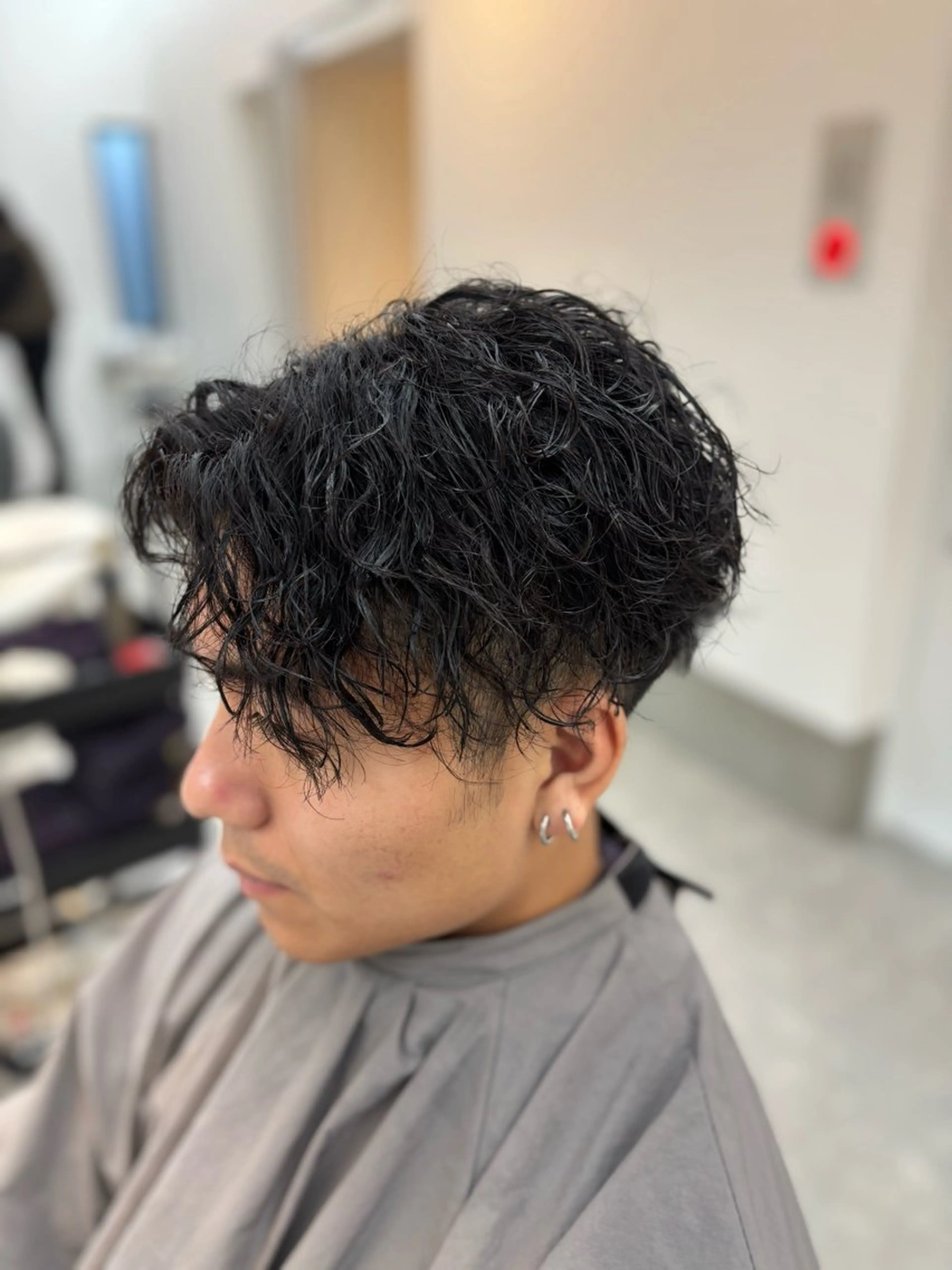 ショート パーマ メンズ メンズパーマ Gran Jiina所属・香西 智也のヘアスタイル