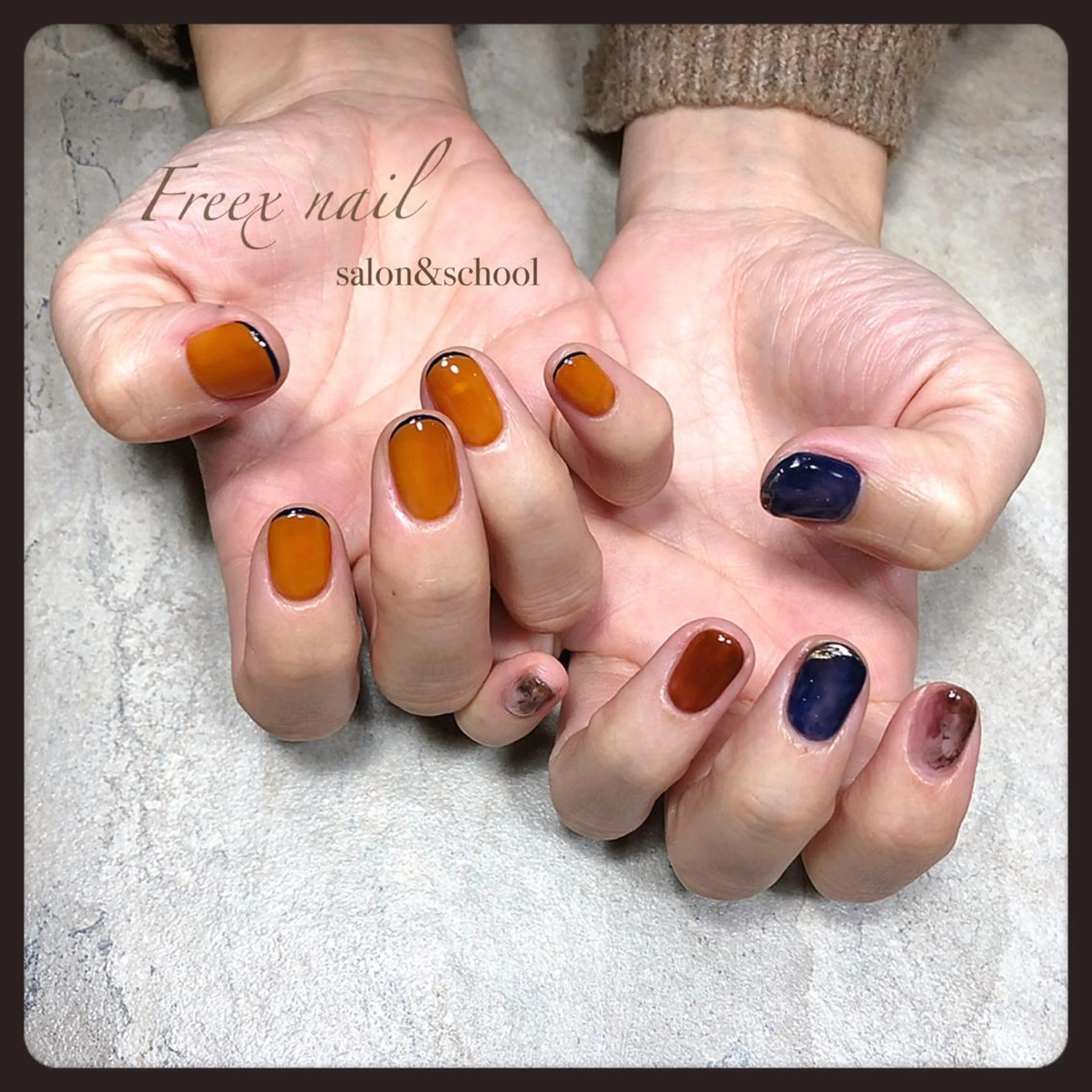ネイル Freex nail所属・freex nail /ニュアンス/個性派のネイルデザイン