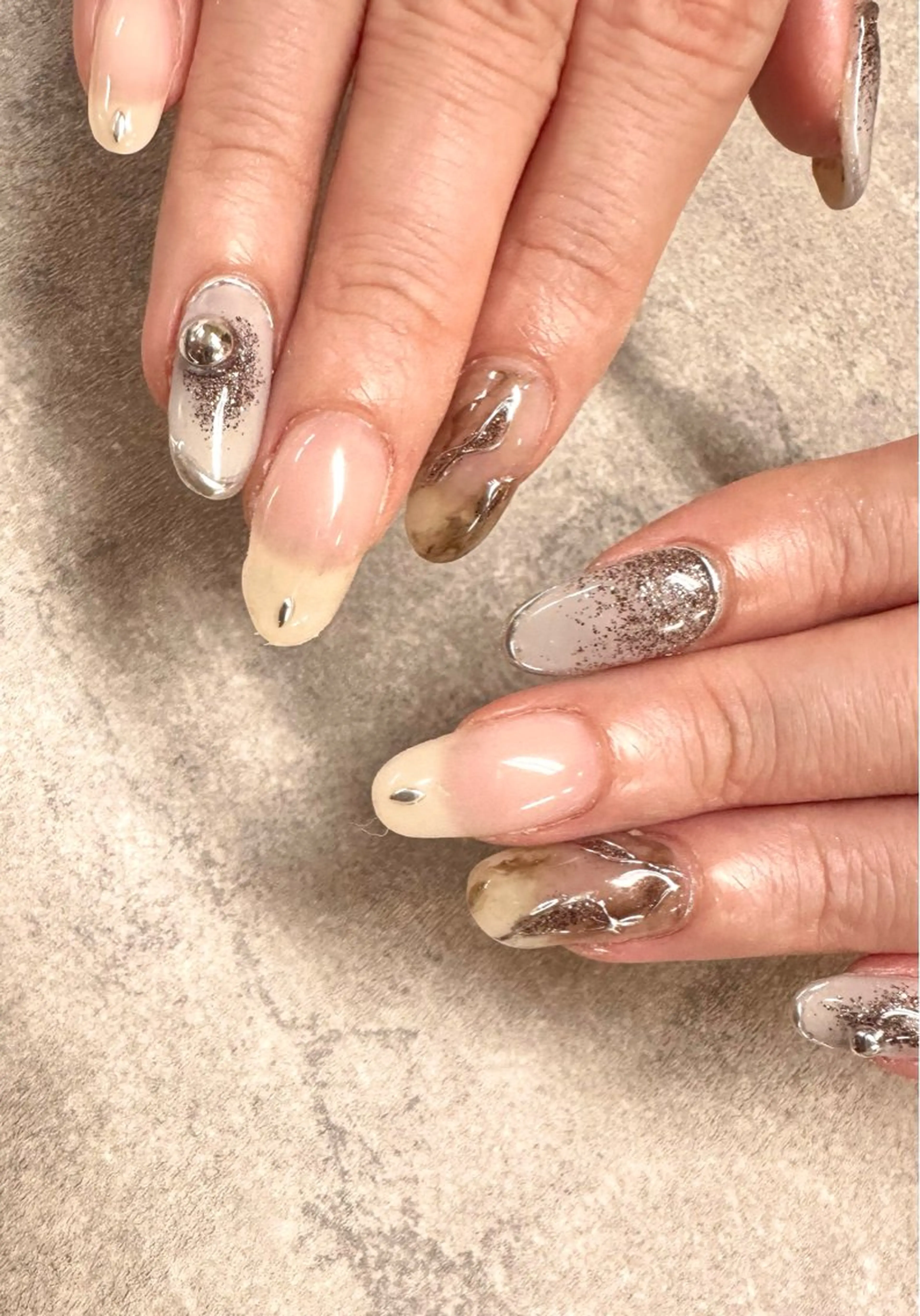 ネイル ニュアンスネイル ハンドネイル .N YUKIのネイルデザイン